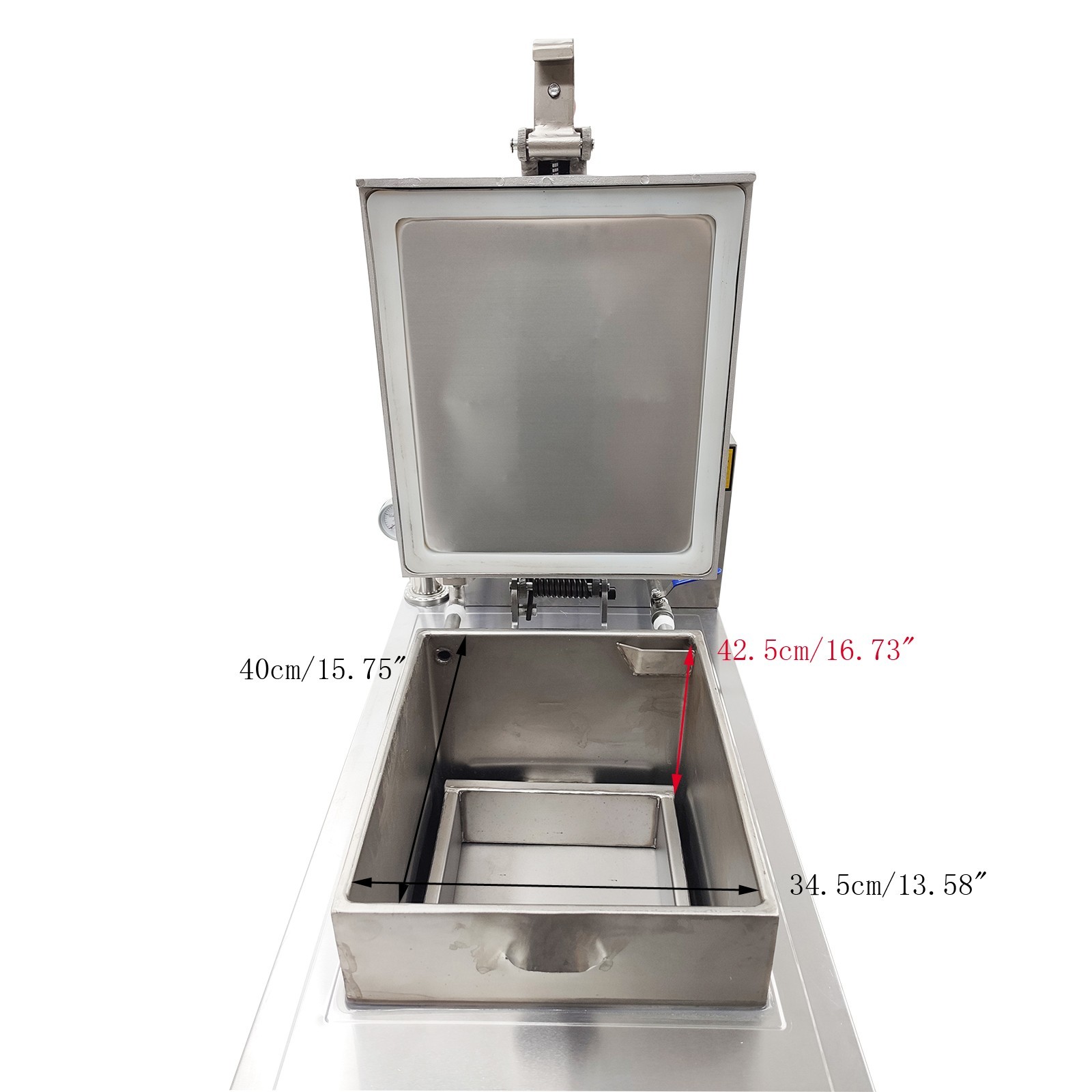 110V Commercial Natural Gas Fried Chicken Stove CNC High Pressure Fried Chicken