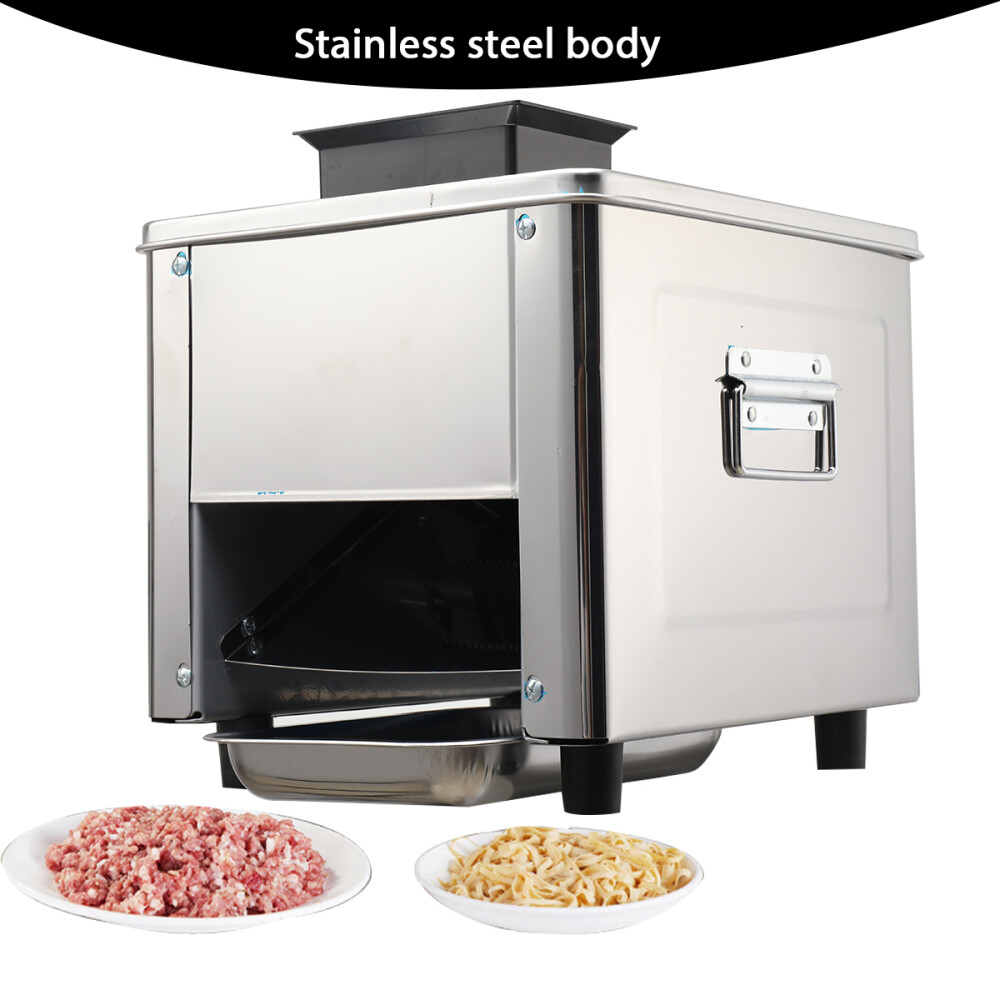 850W Meat Cutter Cutting Machine Stainless Steel for Family Commercial Use
