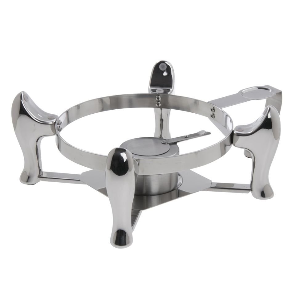 HUBERT® Induction Chafer 6 1/3 Qt Classic Round Stainless Steel – 16 7/10″L x 18