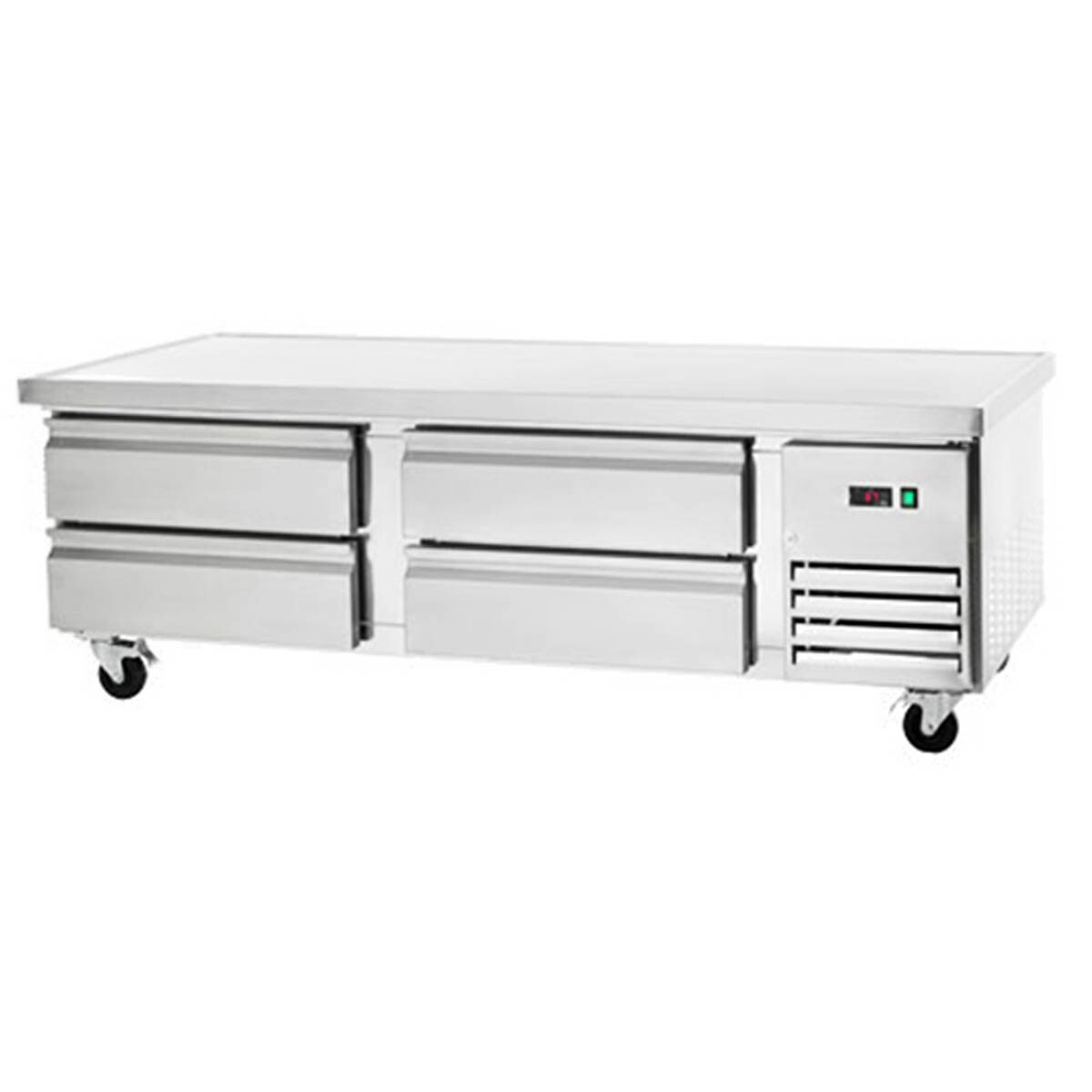 Arctic Air ARCB72 74″ 4 Drawers Refrigerated Chef Base with Marine Edge Top, …
