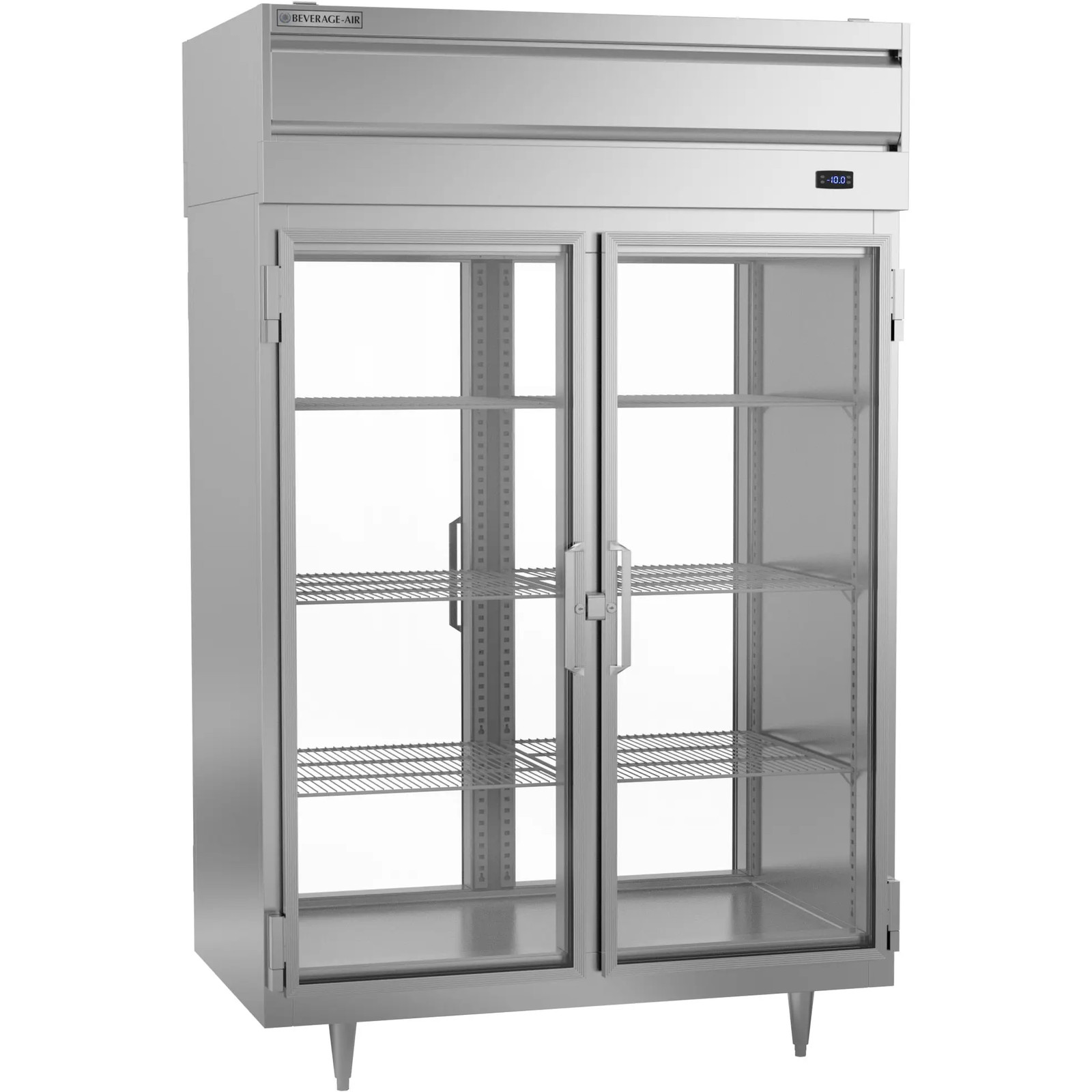 Beverage Air 48.33 cuft. Two-Section Pass-Thru Freezer w/ 4 Glass Doors