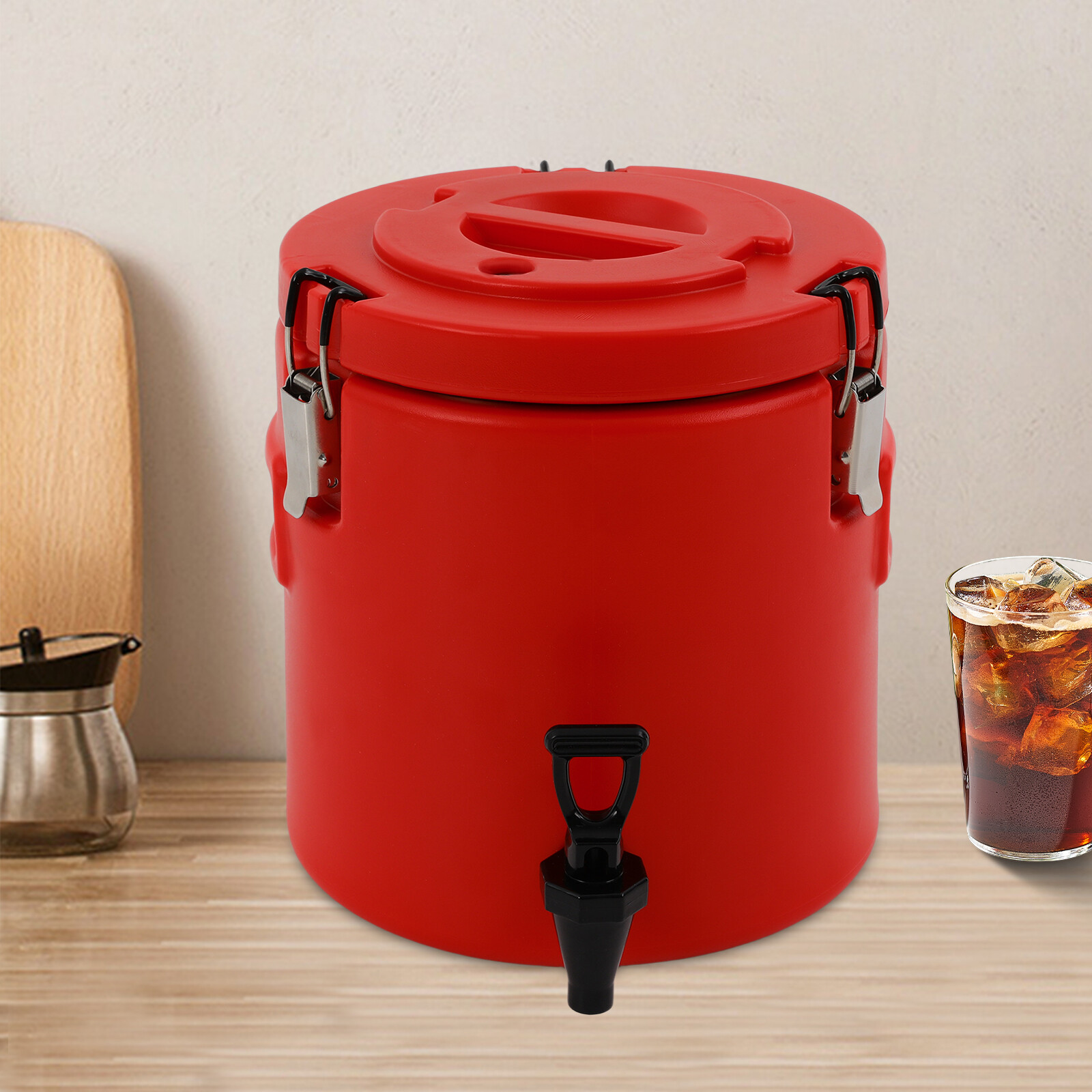 2.64 Gal Insulated Thermal Hot & Cold Thermal Coffee Airpot Beverage Dispenser