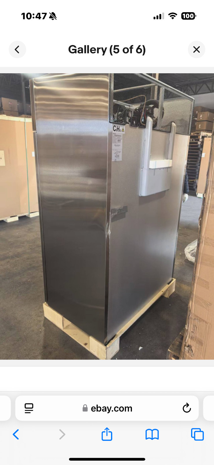 Commercial Refrigerator, ICECASA 48″ 2 Door Commercial Reach-In Cooler Open Box