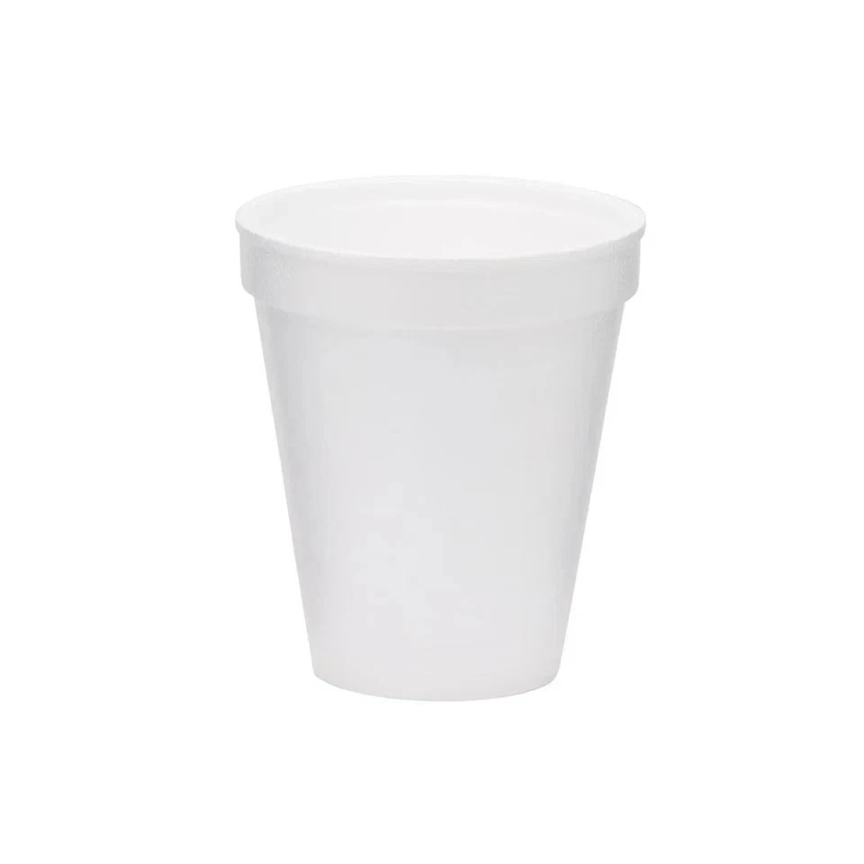 WinCup Foam Drink Cups 18 Series, White, 8 Ounce Capacity, 1000 Count