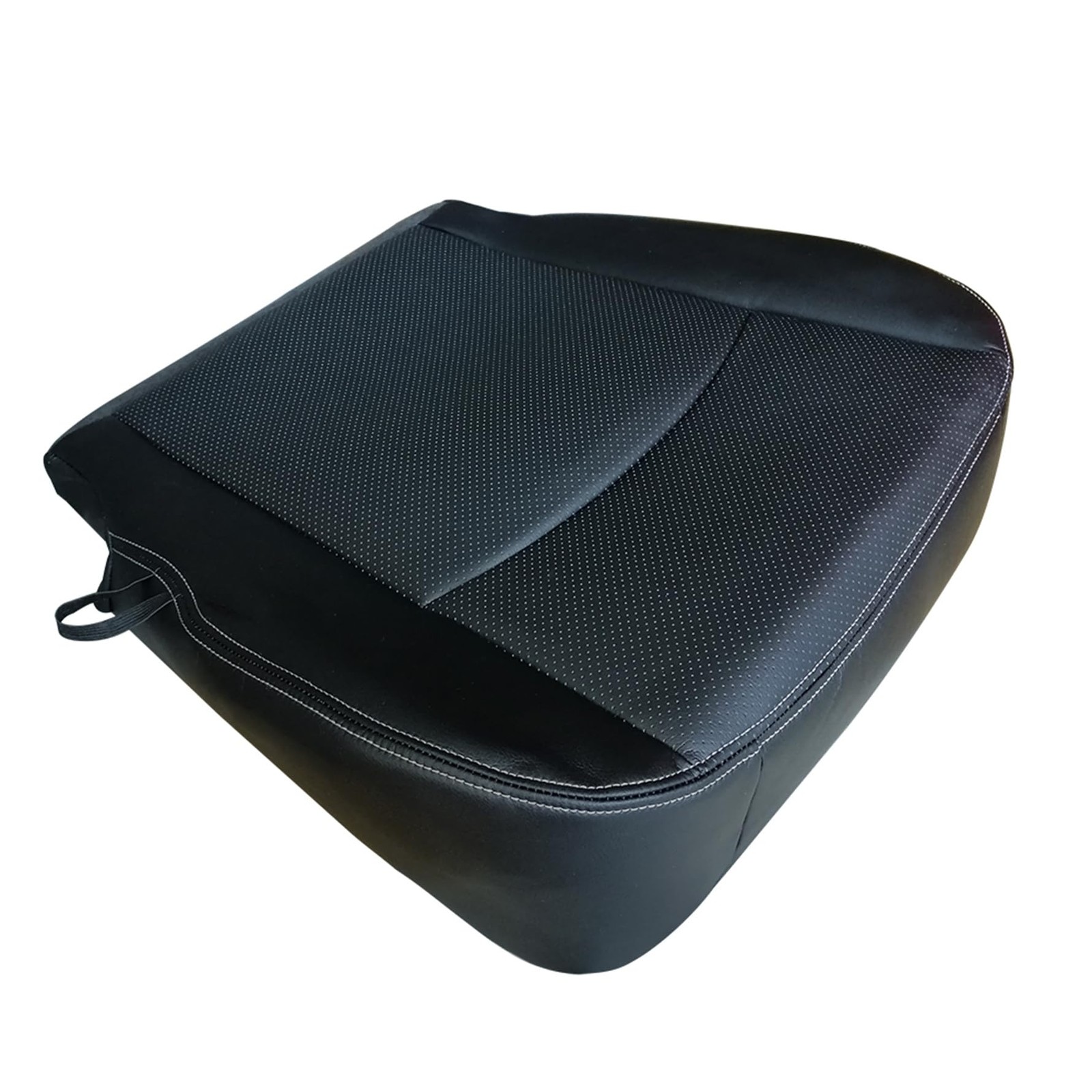Black Seat Cover Driver Side Bottom Replacement for 2013-2018 Ram 1500 2500 3500