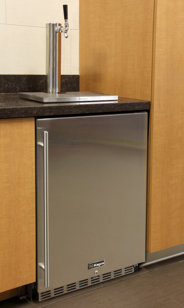 Kegco HK38BSC-L-1 Commercial Built-In Kegerator w/ X-CLUSIVE Dispense Kit