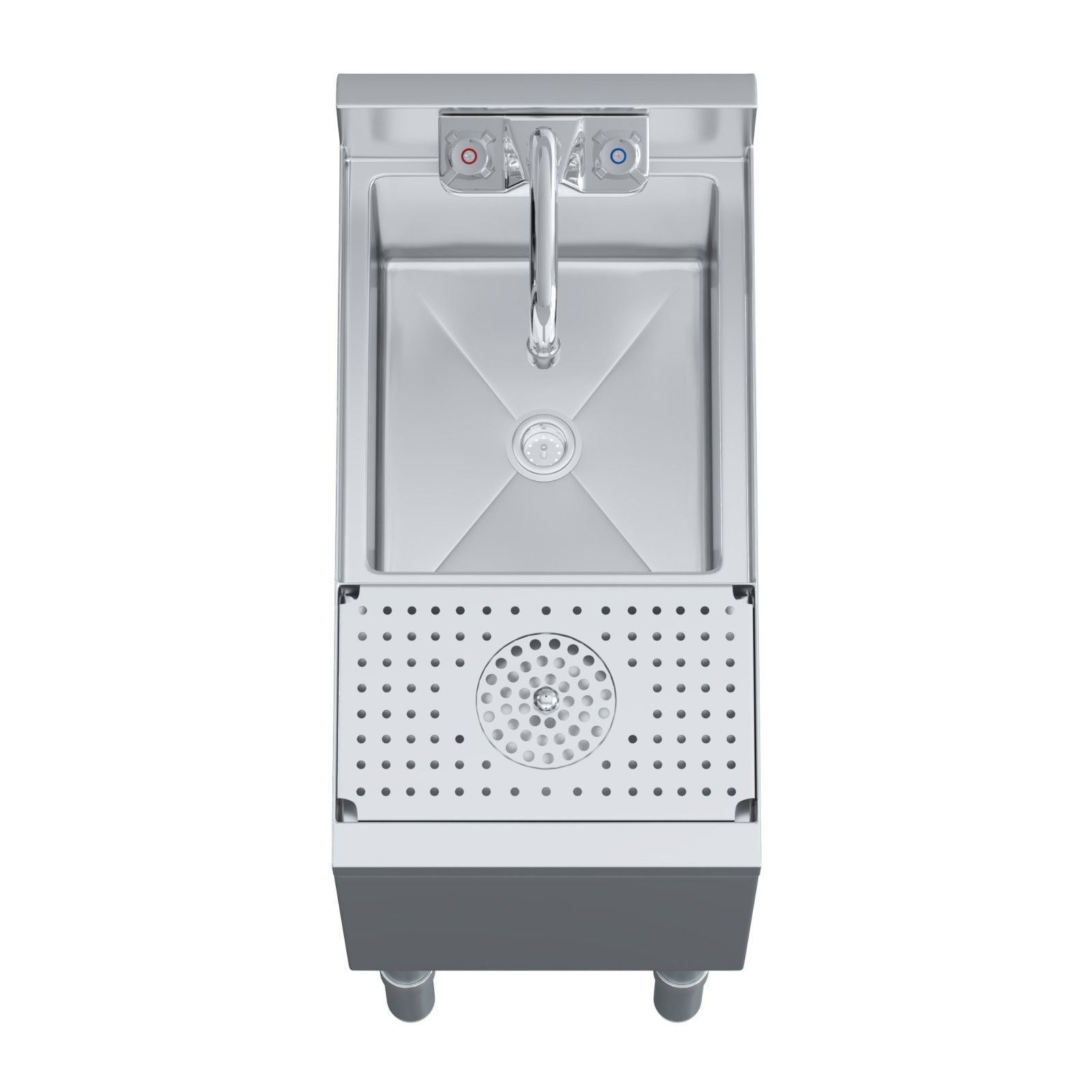 22 in. x 12 in. Underbar Mixology Station – Sink, Glass Rinser & Dipper Well