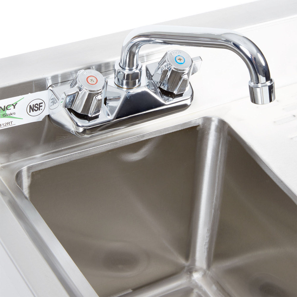 NEW 1 Bowl Underbar Stainless Steel Hand Wash Sink RIGHT Drainboard Commercial