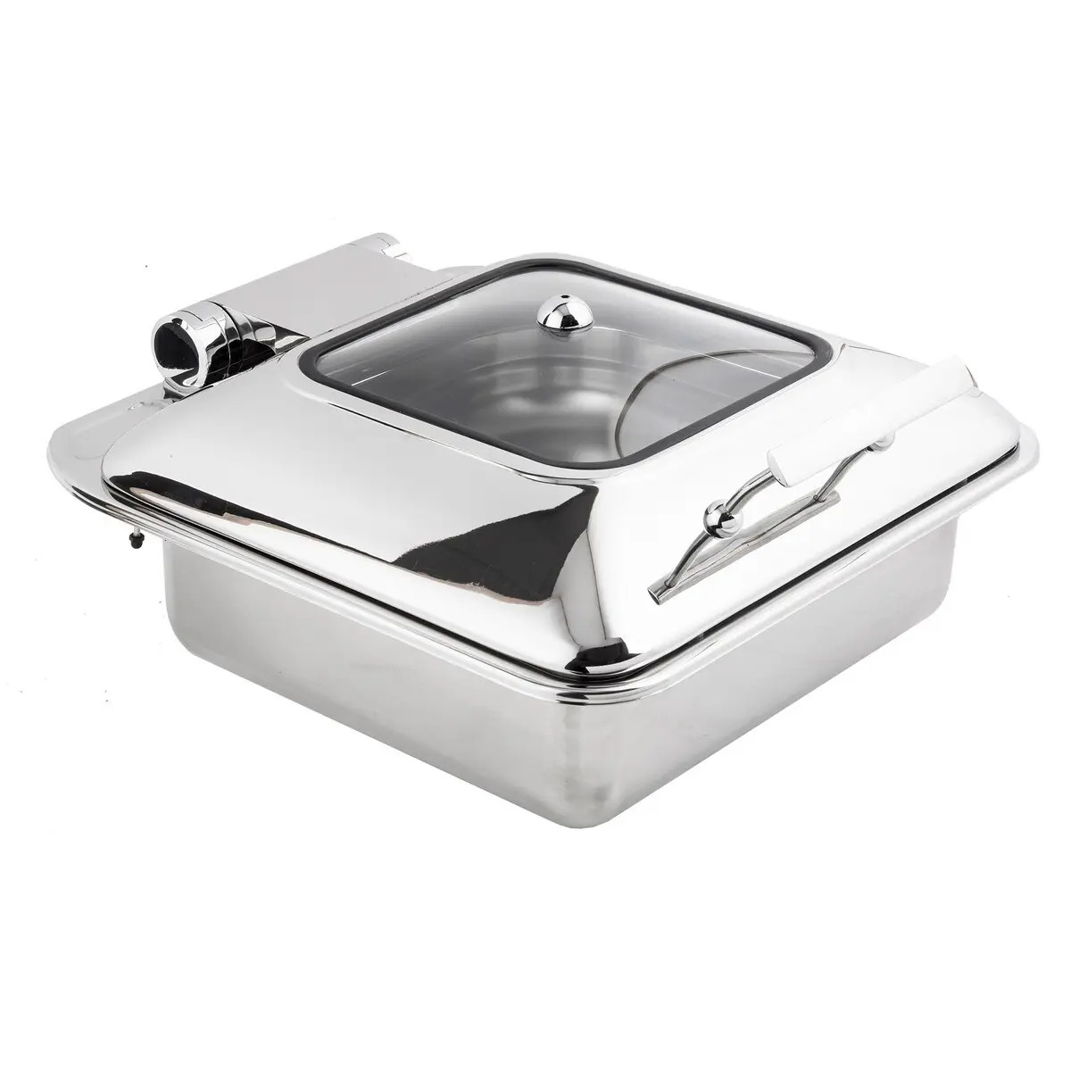 TableCraft CW40163 6 Qt. Induction Round Chafer Dish w/ Two-Thirds Size