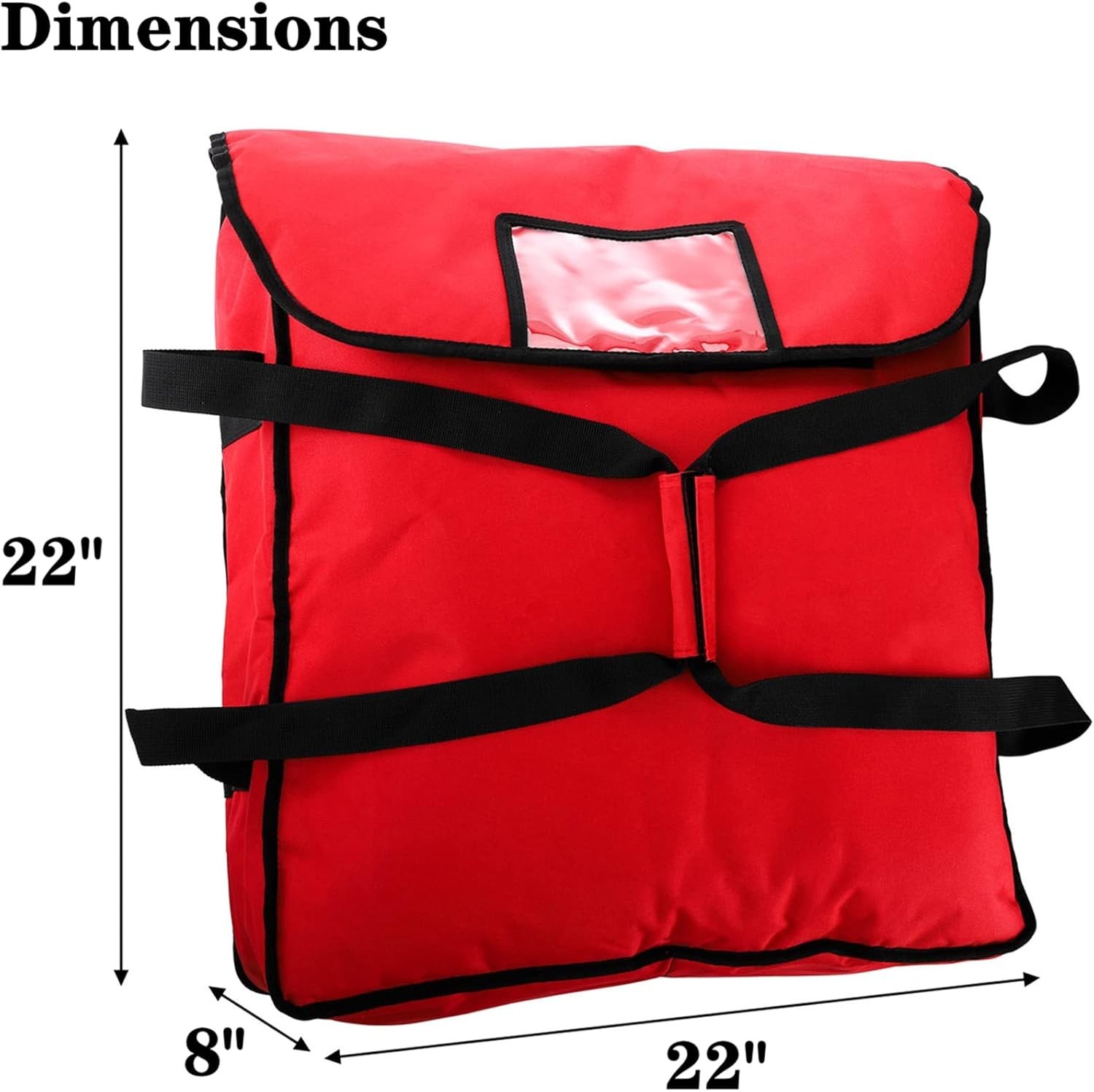 Large Pizza Bag, Insulated Pizza and Food Delivery Bag, Professional Thermal …