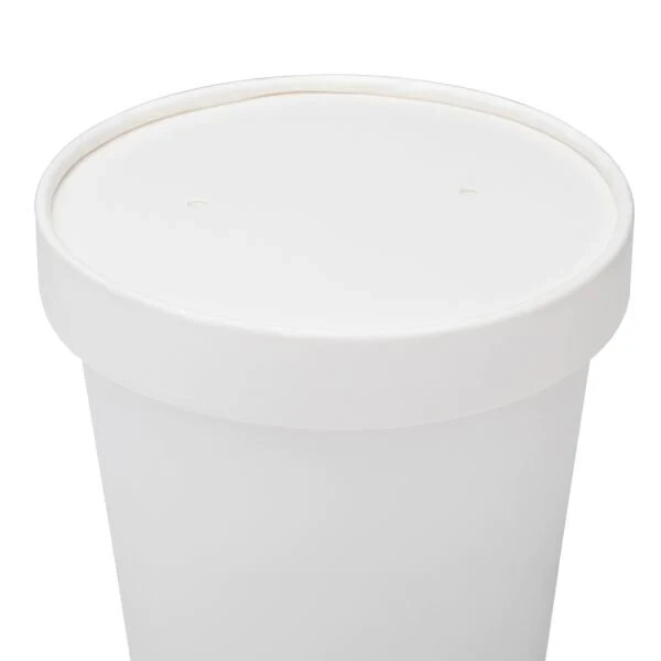 Karat Paper lid for 6-16 oz Gourmet Paper Cold/Hot Food Containers – 1,000 pcs