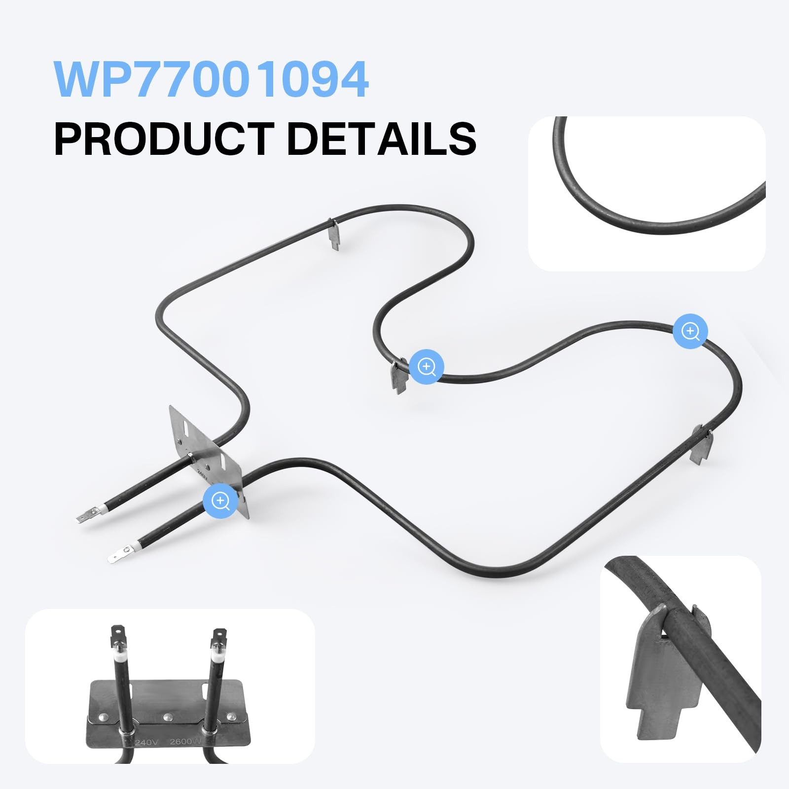 Oven Bake Element Fits for Amana Whirlpool ARR630 ART6110 77001094…