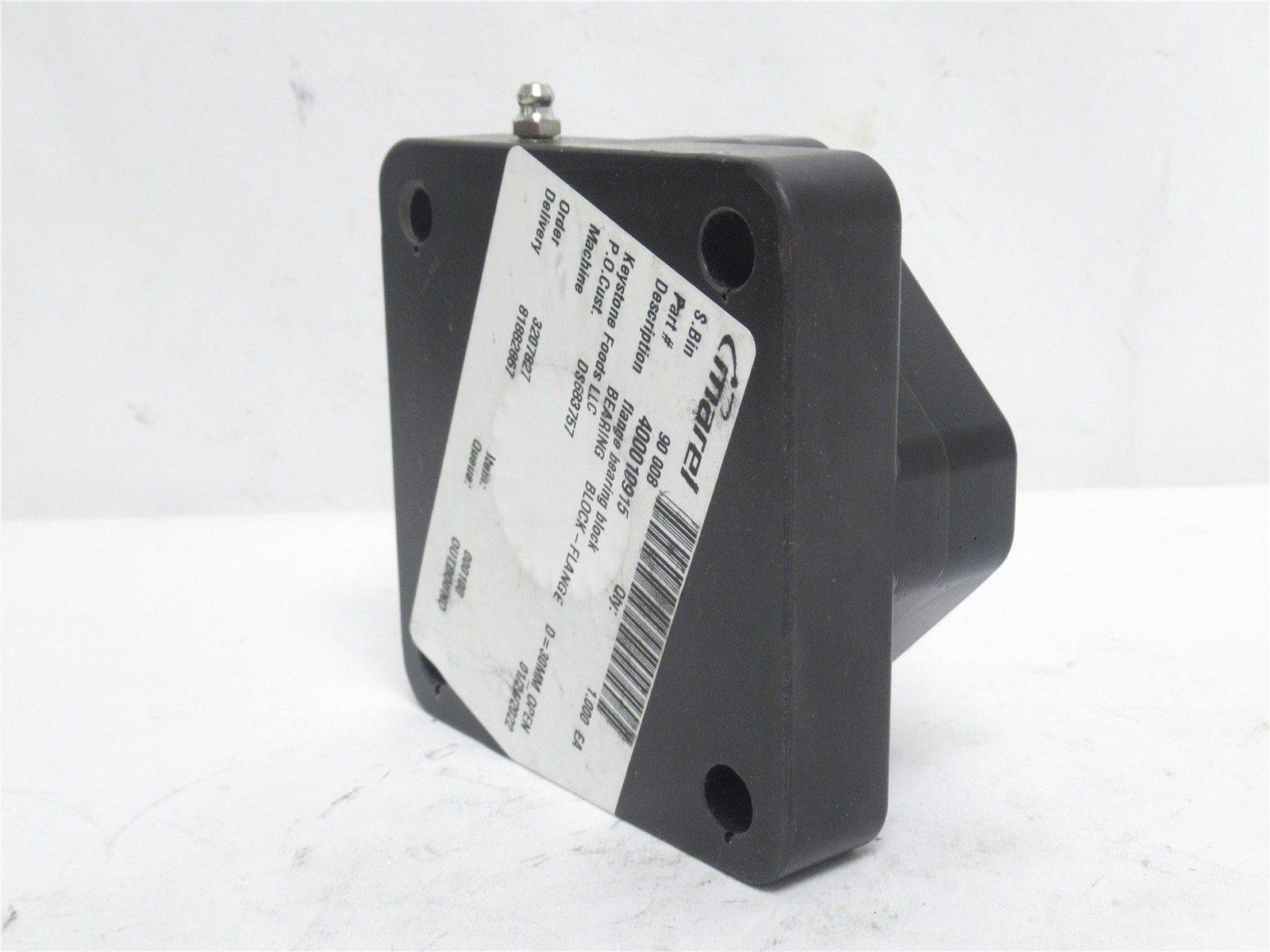 236018 New-No Box; Marel 400010915 Flange Bearing; 30mmID; 4-Bolt Mount