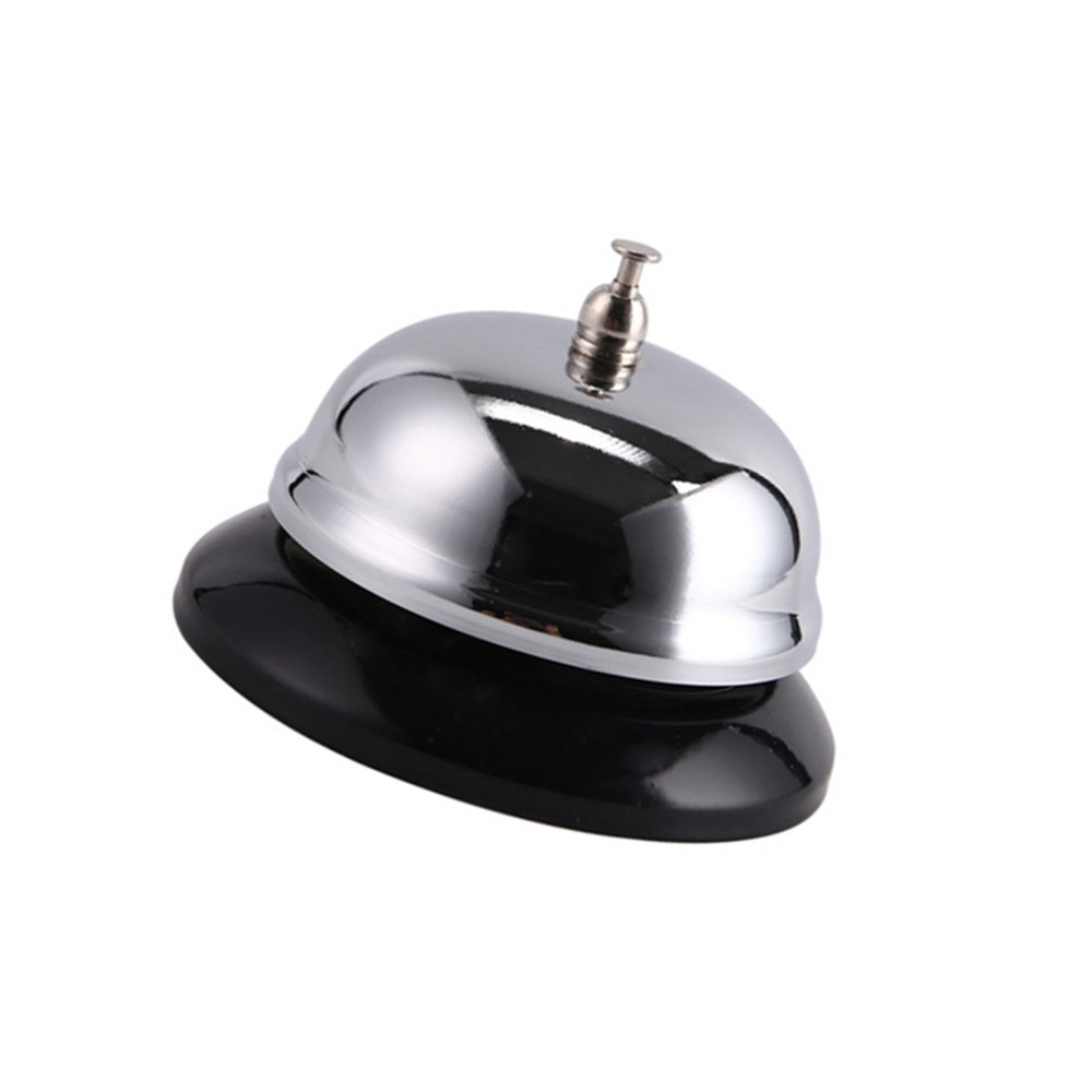 2Pcs Reusable Stainless Steel Restaurant Call Bell Multi Color Reception Bell