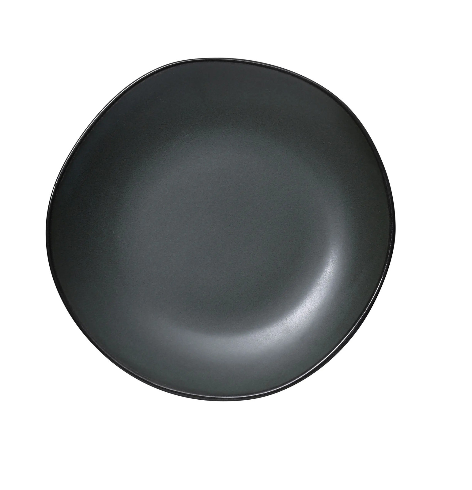 Yanco China CH-108 Champs Dark Green Porcelain 8.5″ dia. Plate – 2 Doz