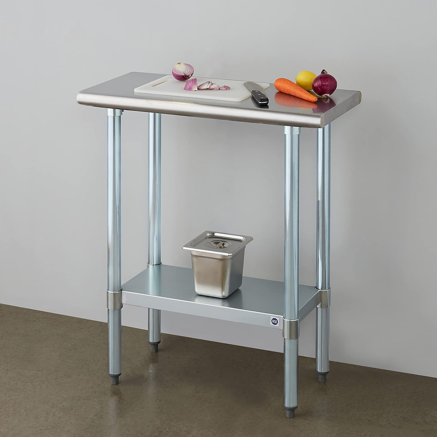 Stainless Steel Prep & Work 14X30 Inches, Metal Commercial Kitchen Ad