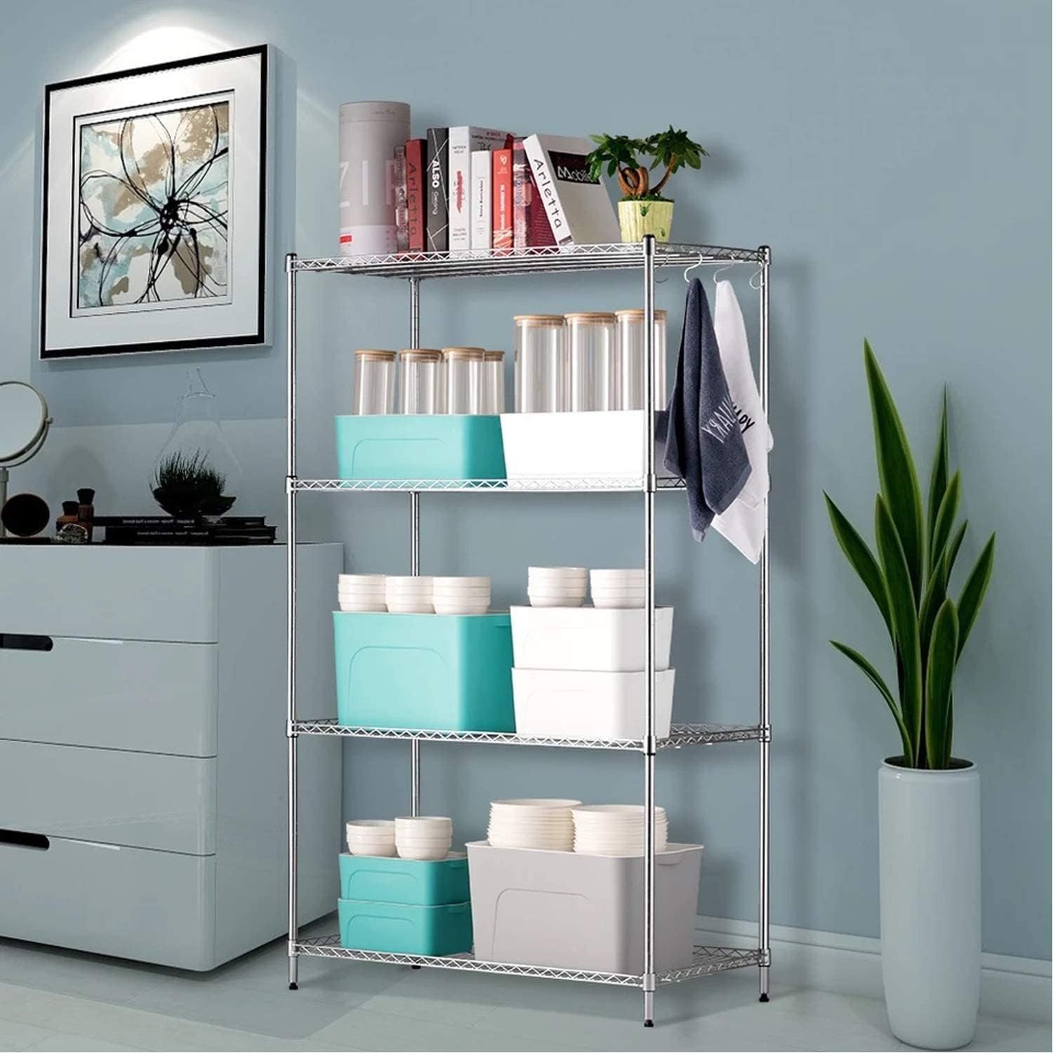 High-Quality 18-Pack Wire Shelf Clips – Replacement for Various Shelving Brands