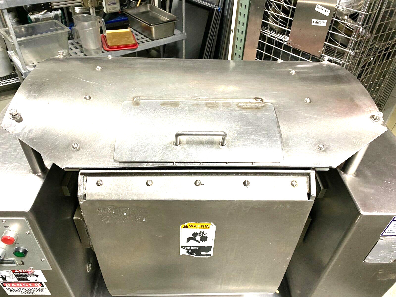 Mixers/ 80 Lbs Magna 50H-4C1 Barrel Mixer/ Jacketed Bowl For Cold or Hot Mix
