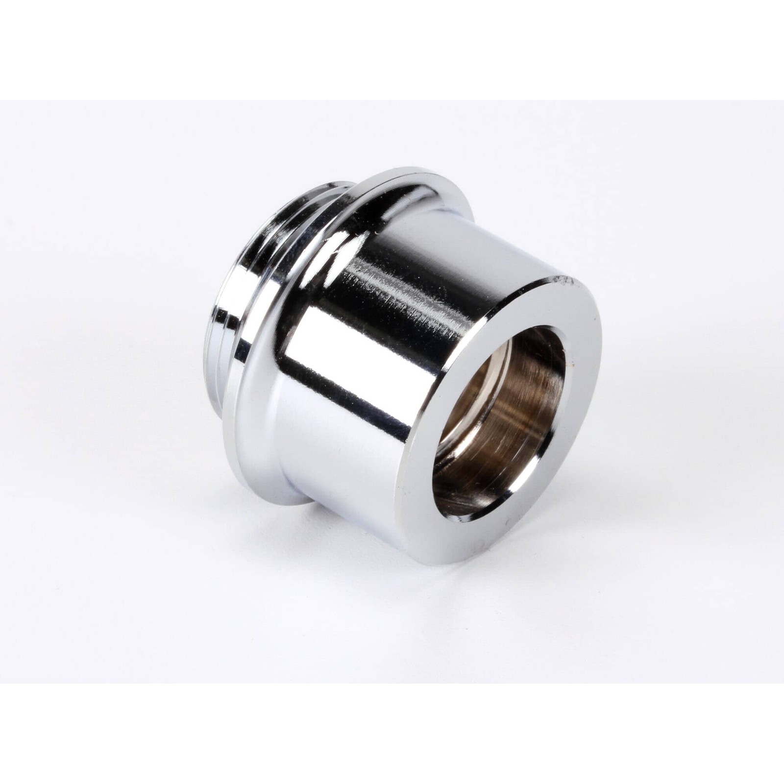 Fisher Adapter, 3/8 Female X 1/2 Body, No Lead, Chrome Plated Brass