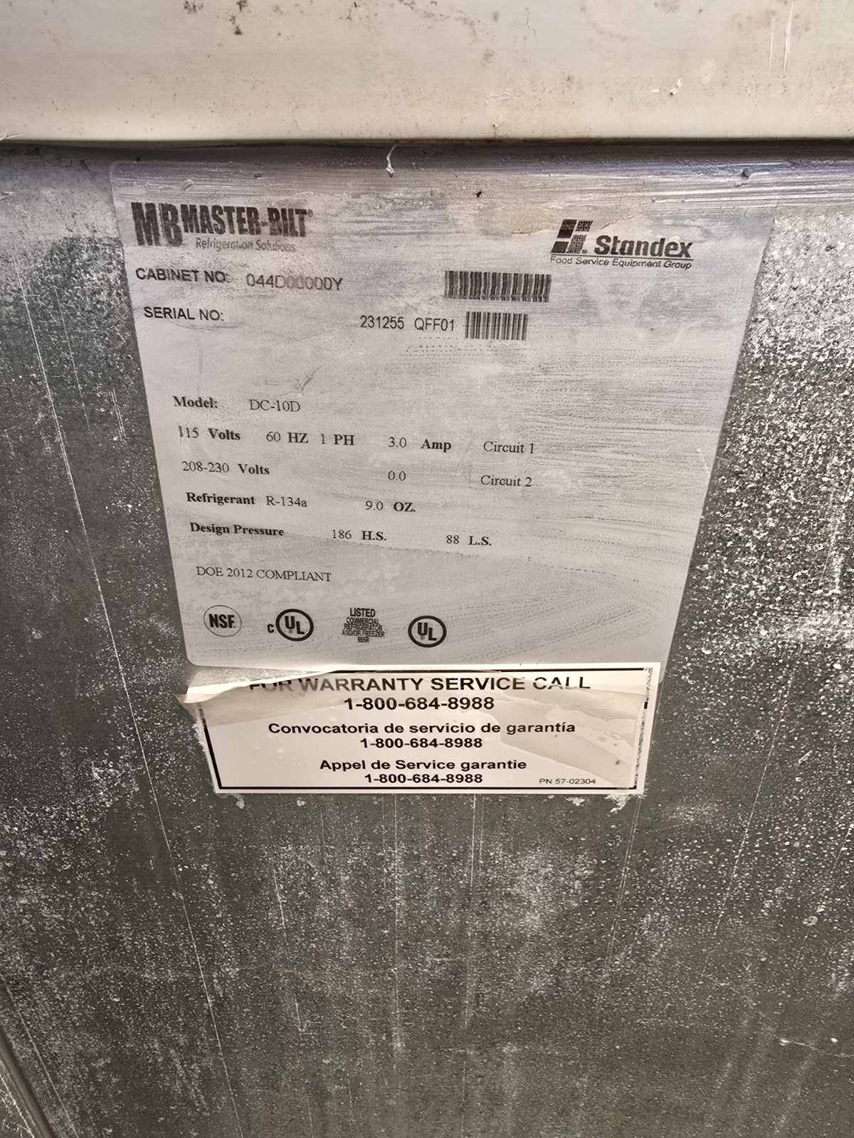Master-Bilt DC-10D Commercial Ice Cream Dipping Cabinet 67″ Flip Lid
