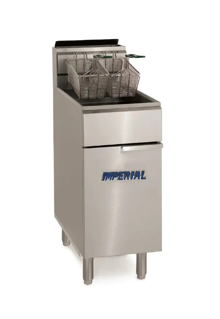 Imperial IFS-40-D 40-45lb Gas Deep Fryer 115K BTUs