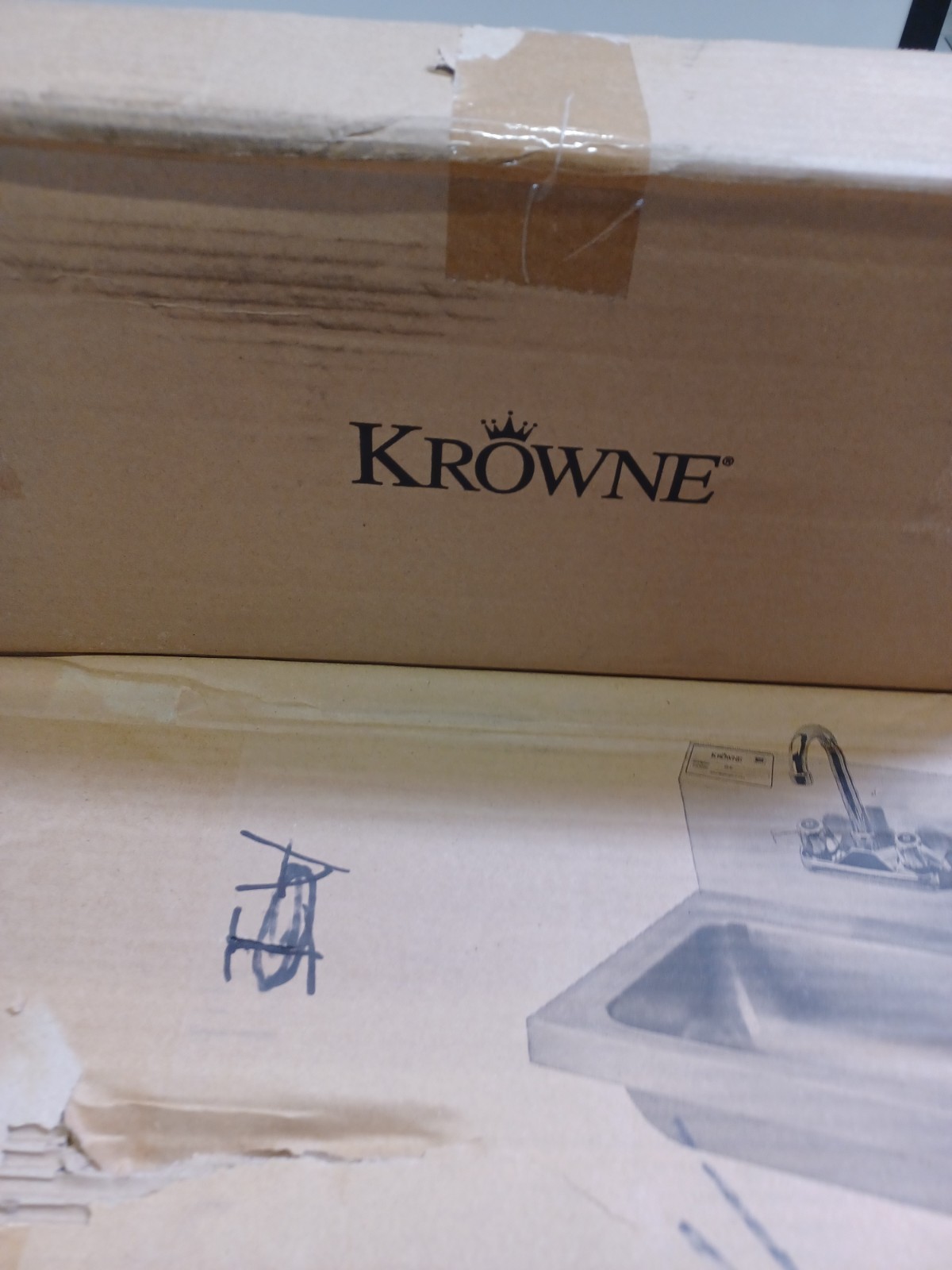 Krowne HS-2L Krowne 16″ Wide Hand Sink Compliant HS-2L