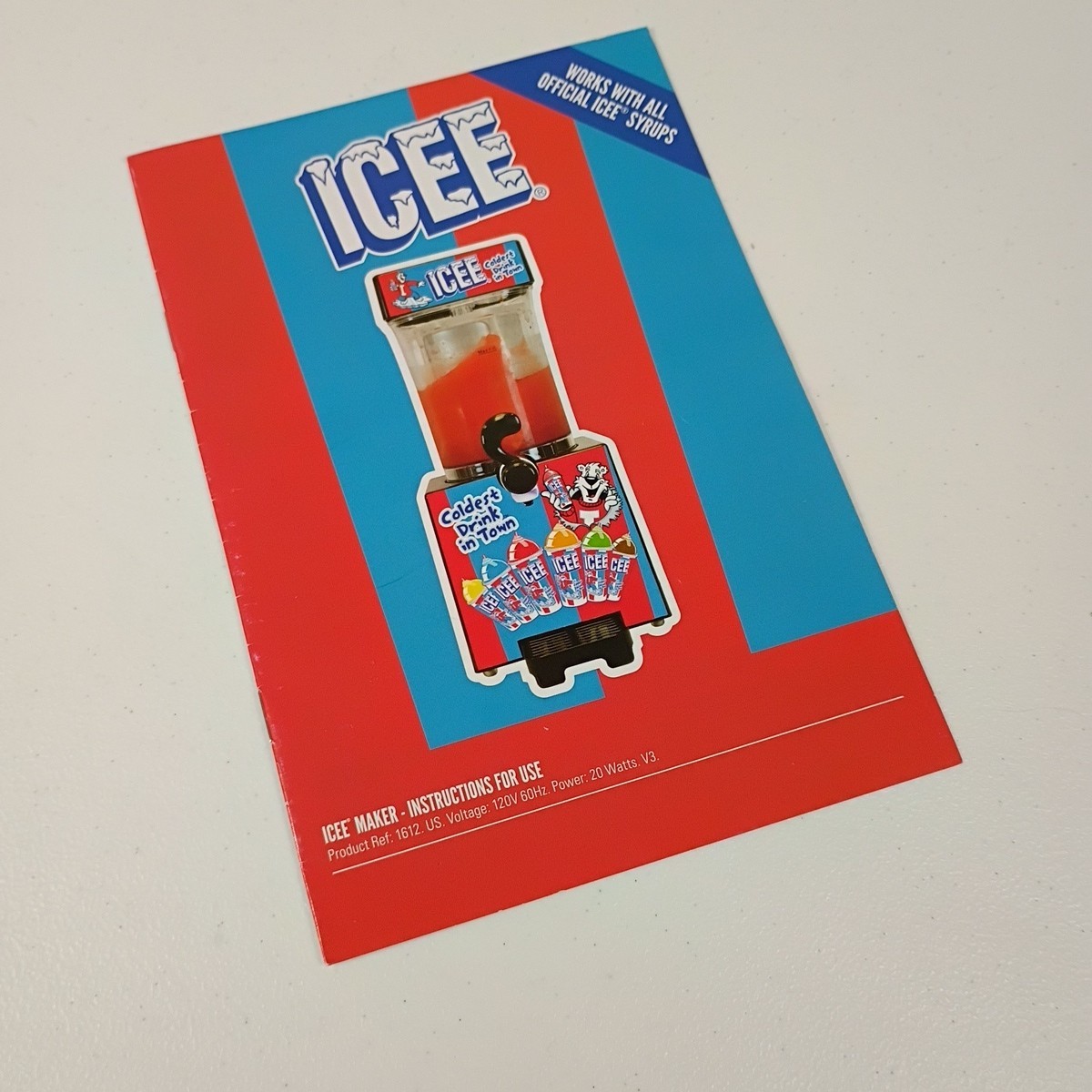 ICEE Slushie Machine Home Countertop Slushy Maker Fizz Creations Kids Fun