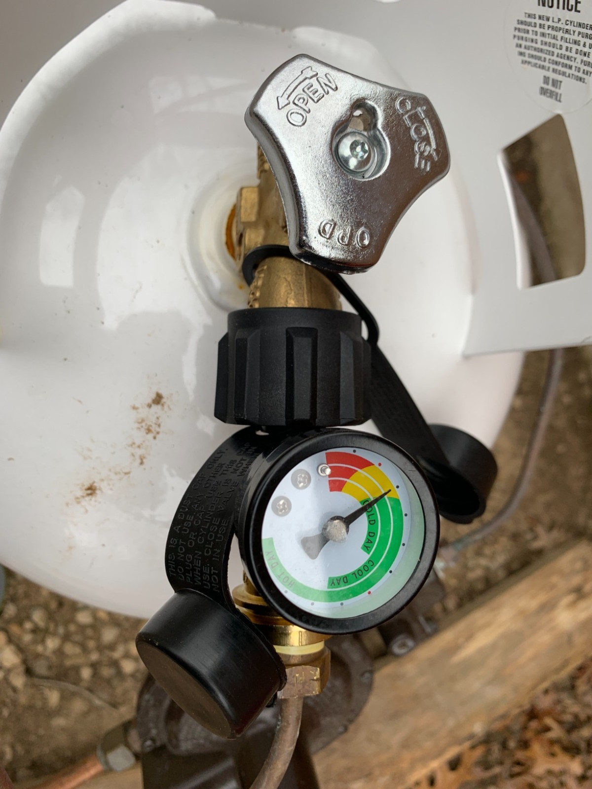 5-20lb Universal Propane Tank Gauge Gas Level Indicator For Grill Heater RV Camp