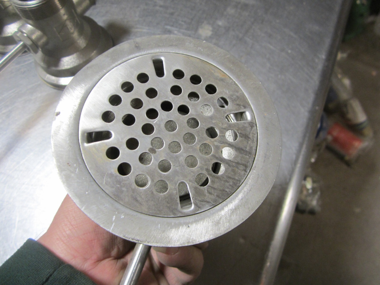 T&S 3-1/2 in. Waste Valve – Rough Chrome Plated Brass Body and Adapter Stainless