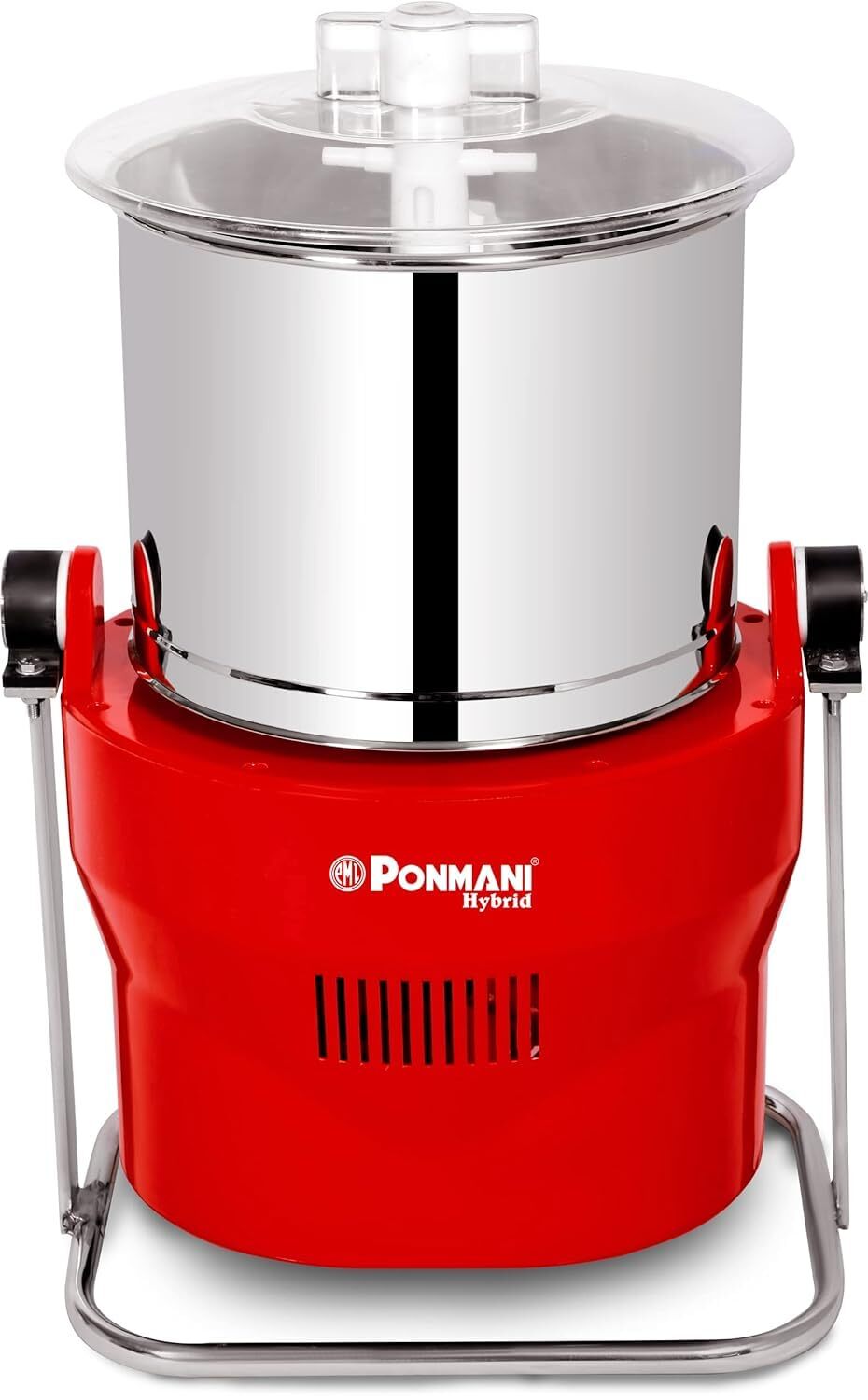 Ponmani Hybrid Commercial Tilting Wet Grinder (10 Litre) – Stainless Steel