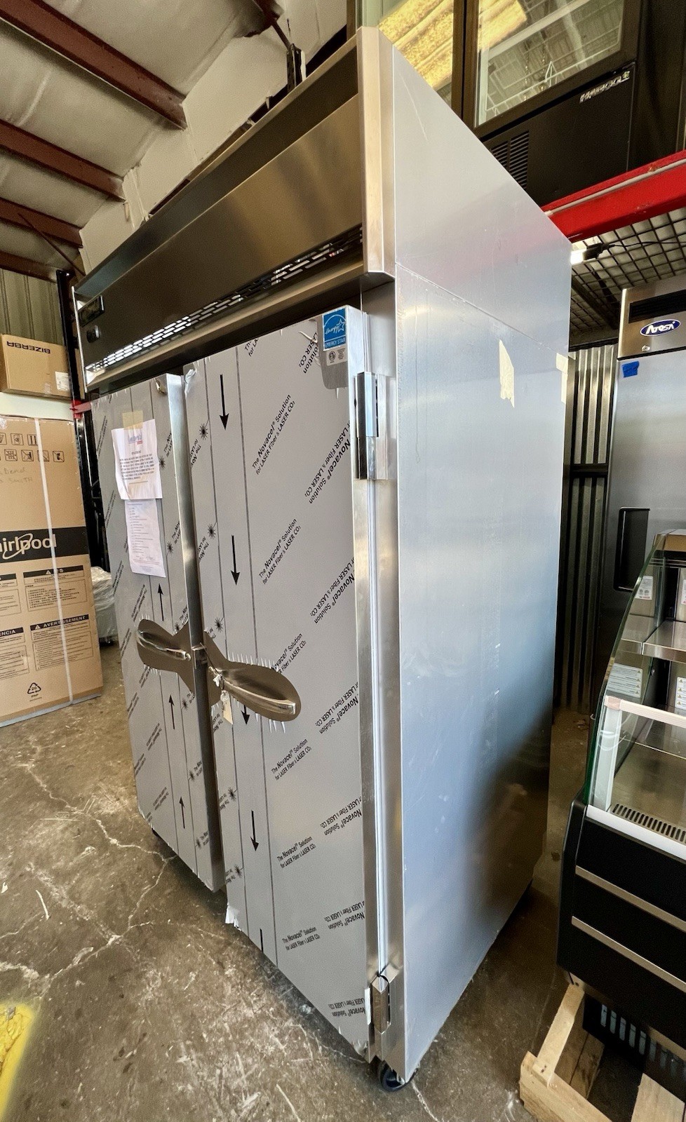 Continental 2FN 2 Door Reach In Freezer Solid Door Stainless Steel NEW OLD STOCK