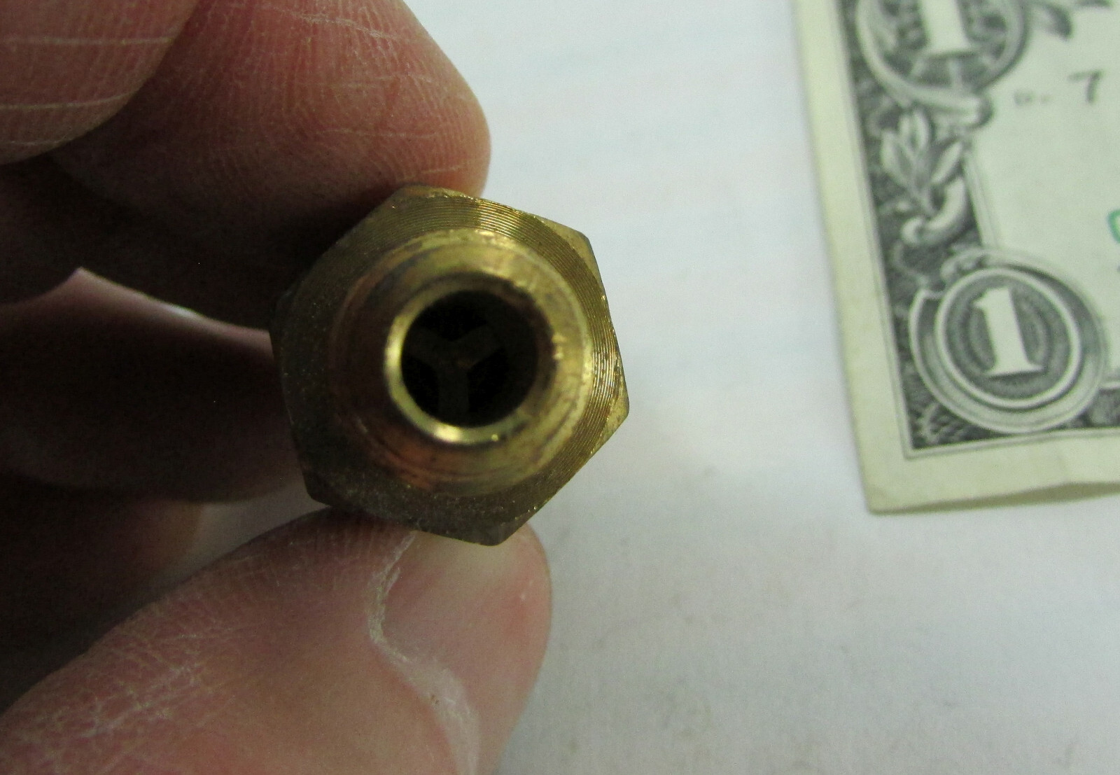 NOS Taprite Check Valve Regulator Outlet Fittings, 1/4″ Flare x 1/4″ NPT 5436A