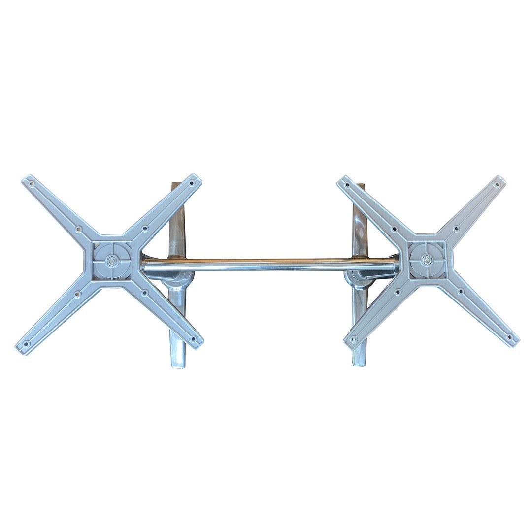 Menorca Table Legs Aluminium Table Base Double Regular Pedestal 700(h)
