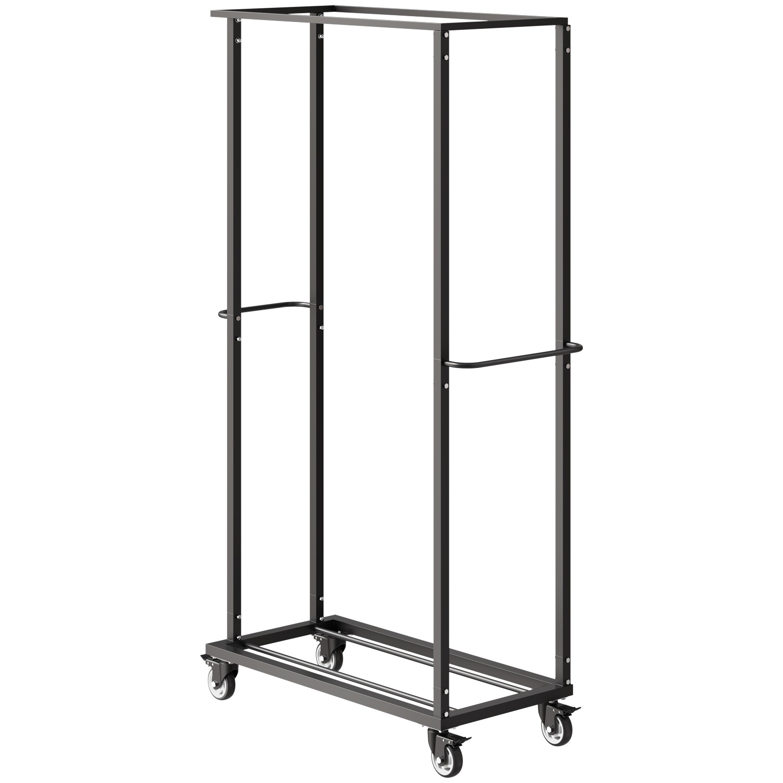 VEVOR Folding Chair Rack Cart for 60 Chairs of 500LBS Casters/Locking Wheels