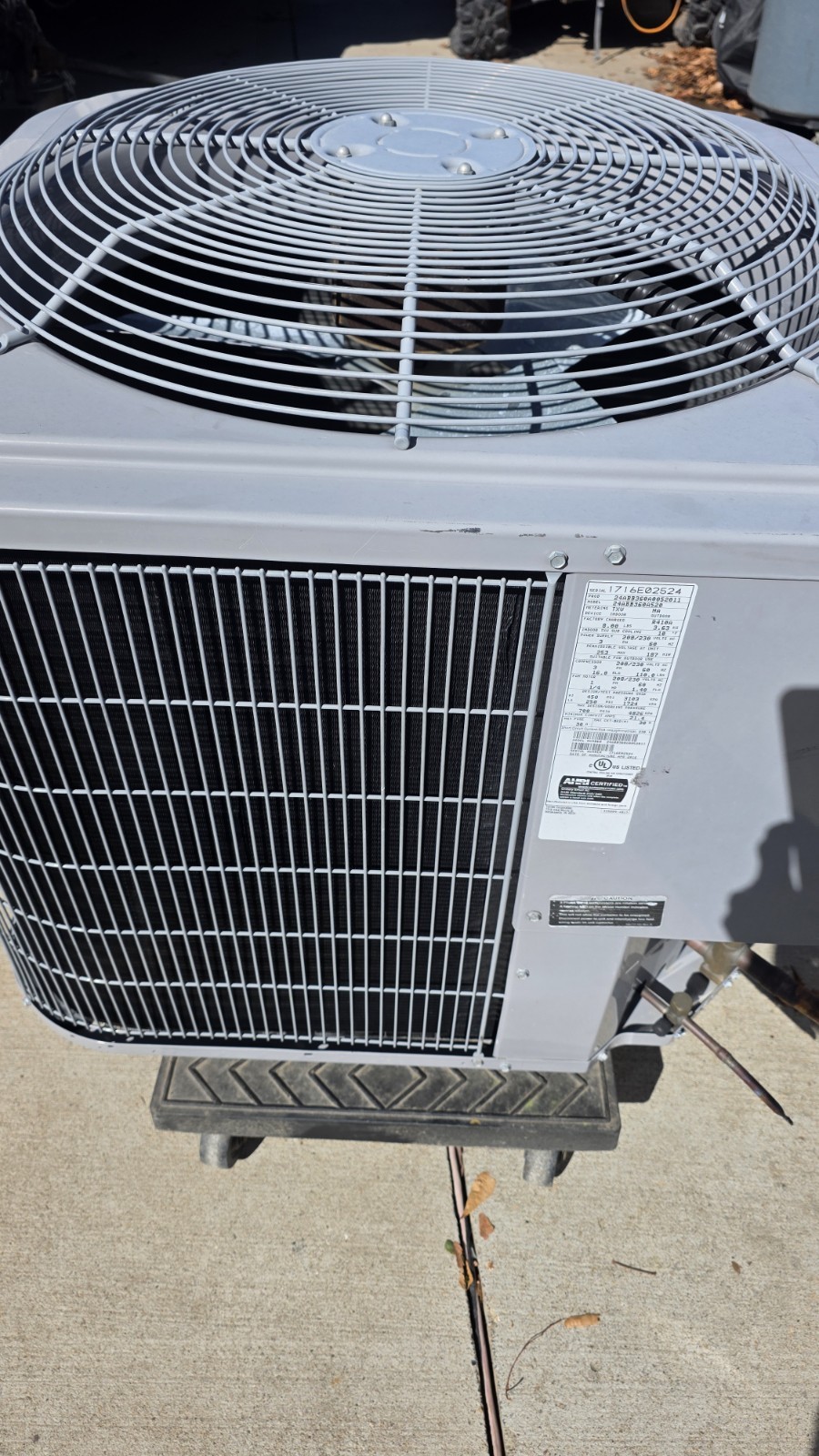 Captive Aire Make Up Air Unit Modular W-A/C Condenser No Evap, Good Condition