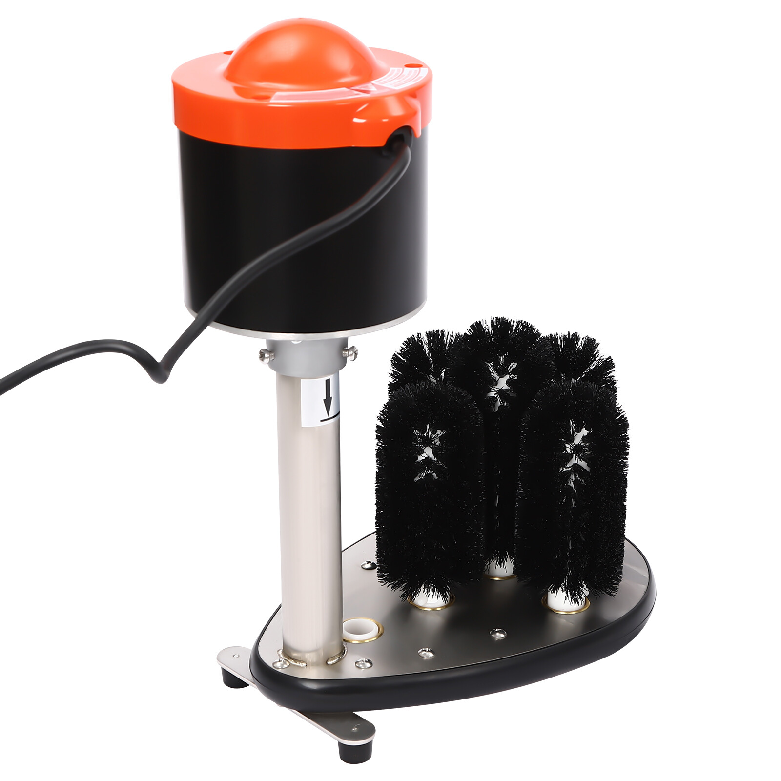 800 Cups/H Commercial Electric Glass Cup Washer Wine Glass Cleaning Machine 110V