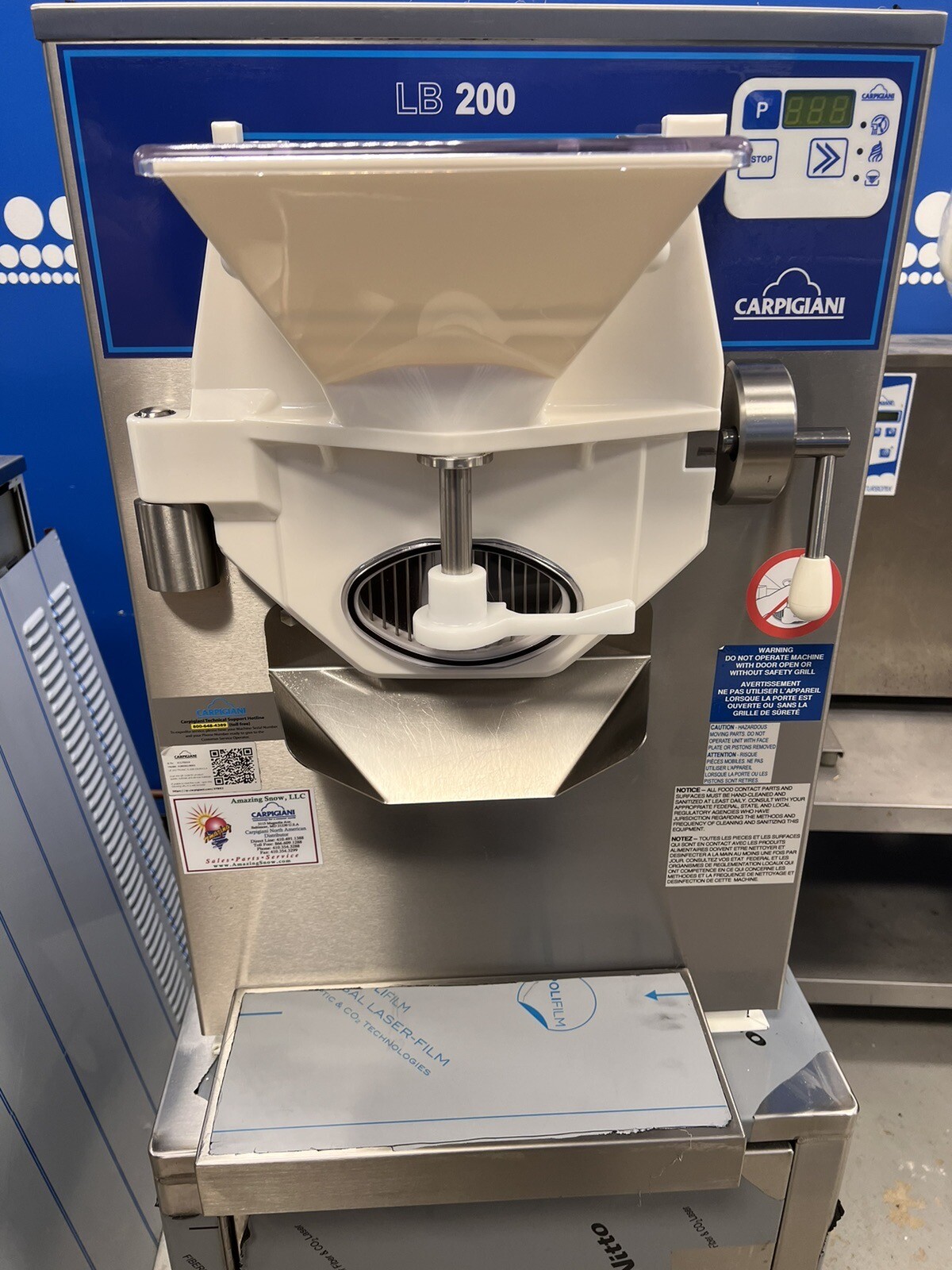 2022 Carpigiani Coldelite LB200G Batch Freezer With Cabinet Gelato Ice Cream