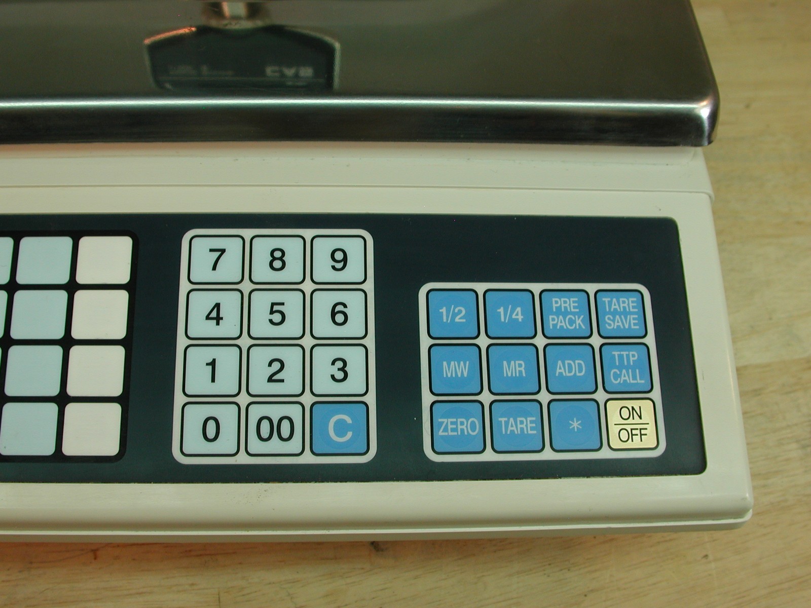 CAS model AP-1 – PRICE COMPUTING SCALE -30×0.01 lbs, 28 presets, customer dispay