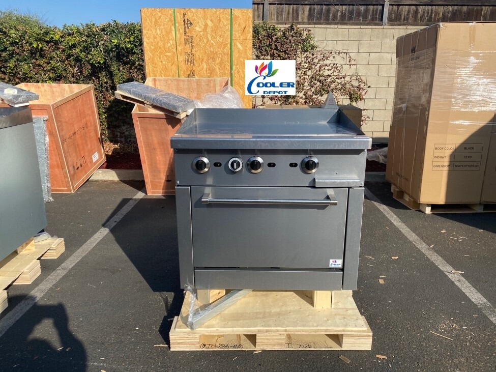 NEW 36″ Griddle Top Oven Range Stove Commercial Kitchen Restaurant NSF