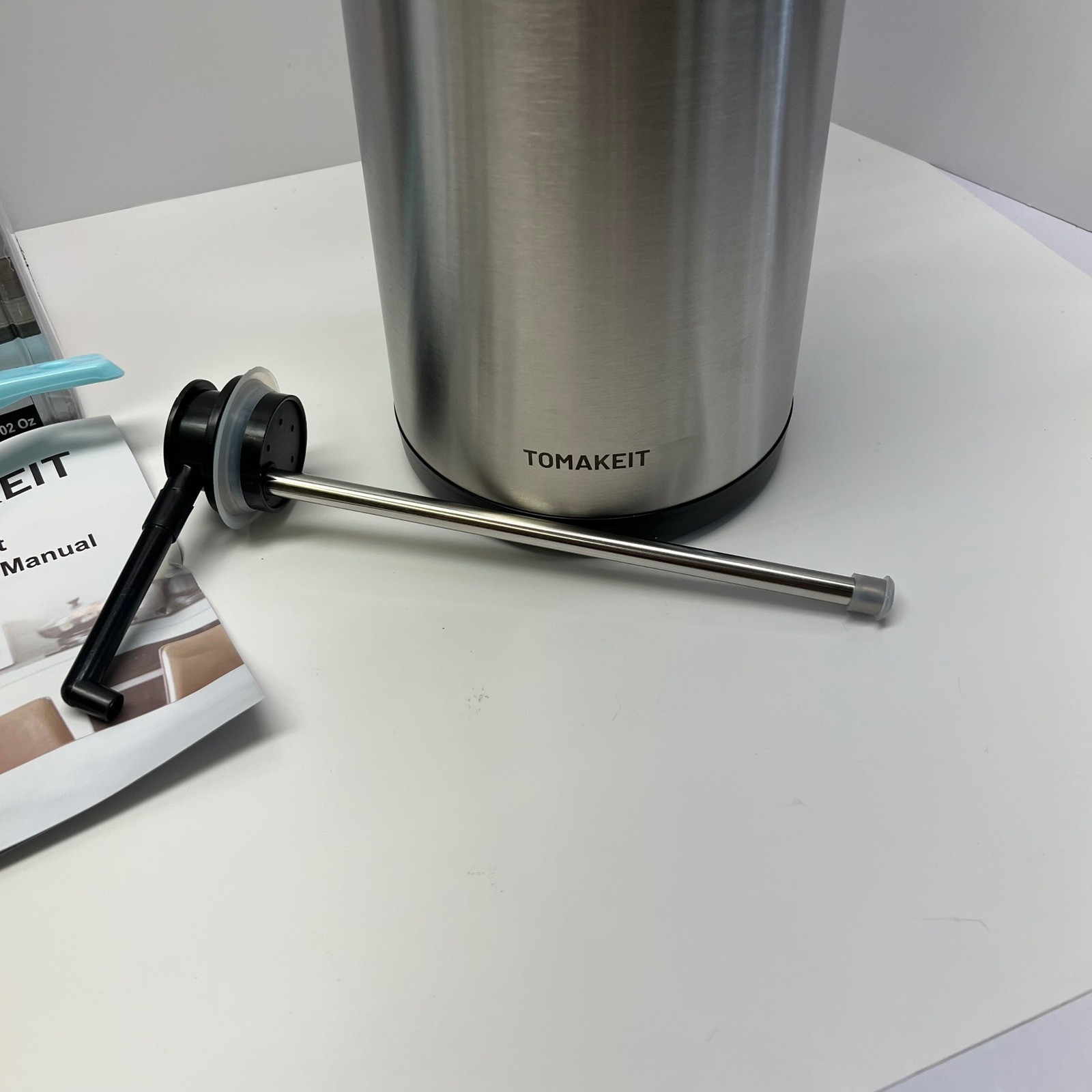 TOMAKEIT Airpot Stainless Steel Thermal Carafe Beverage Dispenser 3 Liters