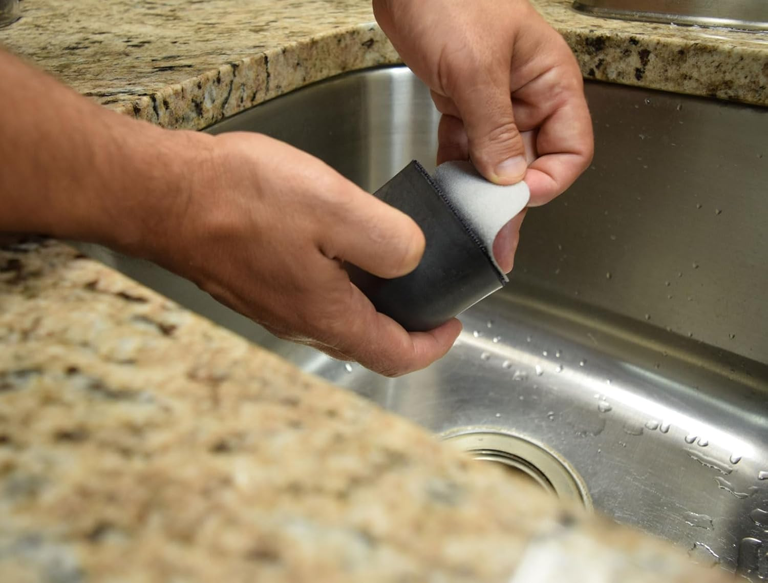 Stainless Steel Sink Cleaner & Polish Kit – Removes Scratches, Restores Shine &
