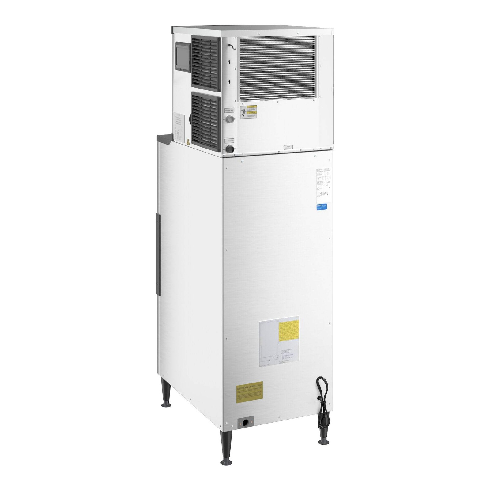 22″ Air Cooled Modular Half Cube Ice Machine with Ice Dispenser – 350 lb.