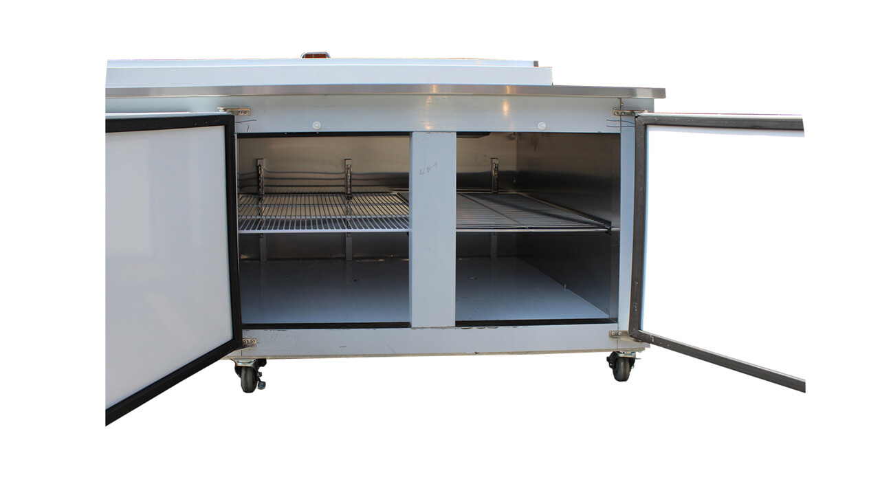 Cooltech 96″W 4-Door Undercounter WorkTop Low Boy Refrigerator