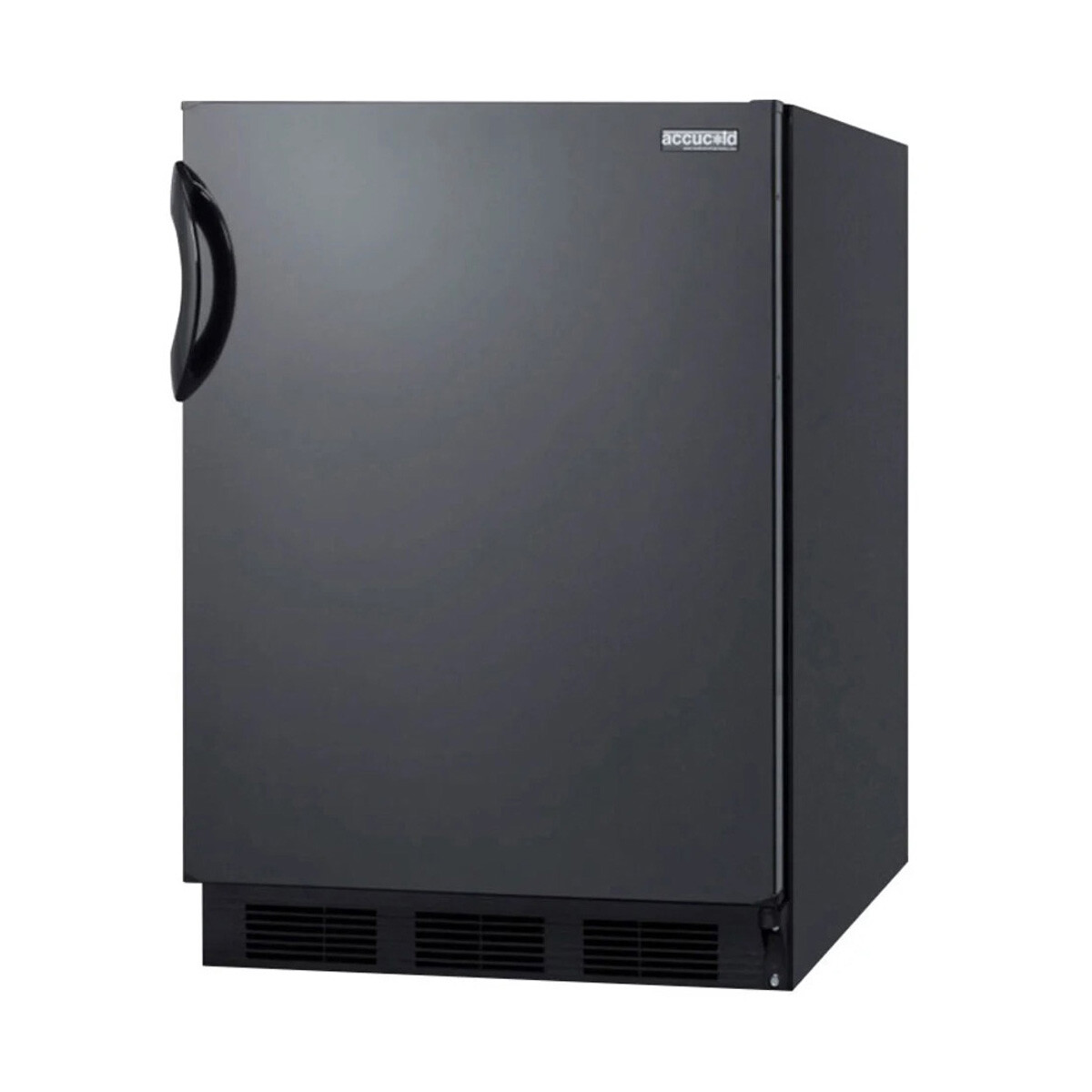 Summit FF7BK One Section Solid Door Undercounter Refrigerator