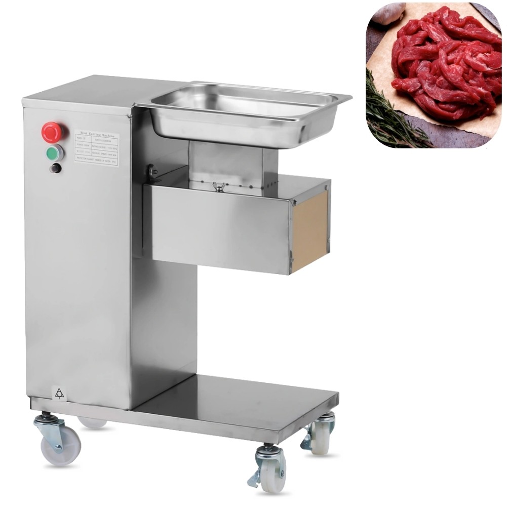 Meat Cutting Machine Heavy Duty Electric Meat Cutter Meat Slicer 110V 500KG/H