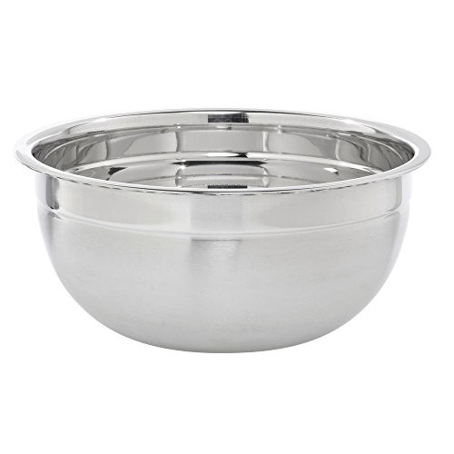 HUBERT 3 qt Mixing Bowl 22 Gauge Stainless Steel – 9 1/2″ Dia x 4 1/10″ D