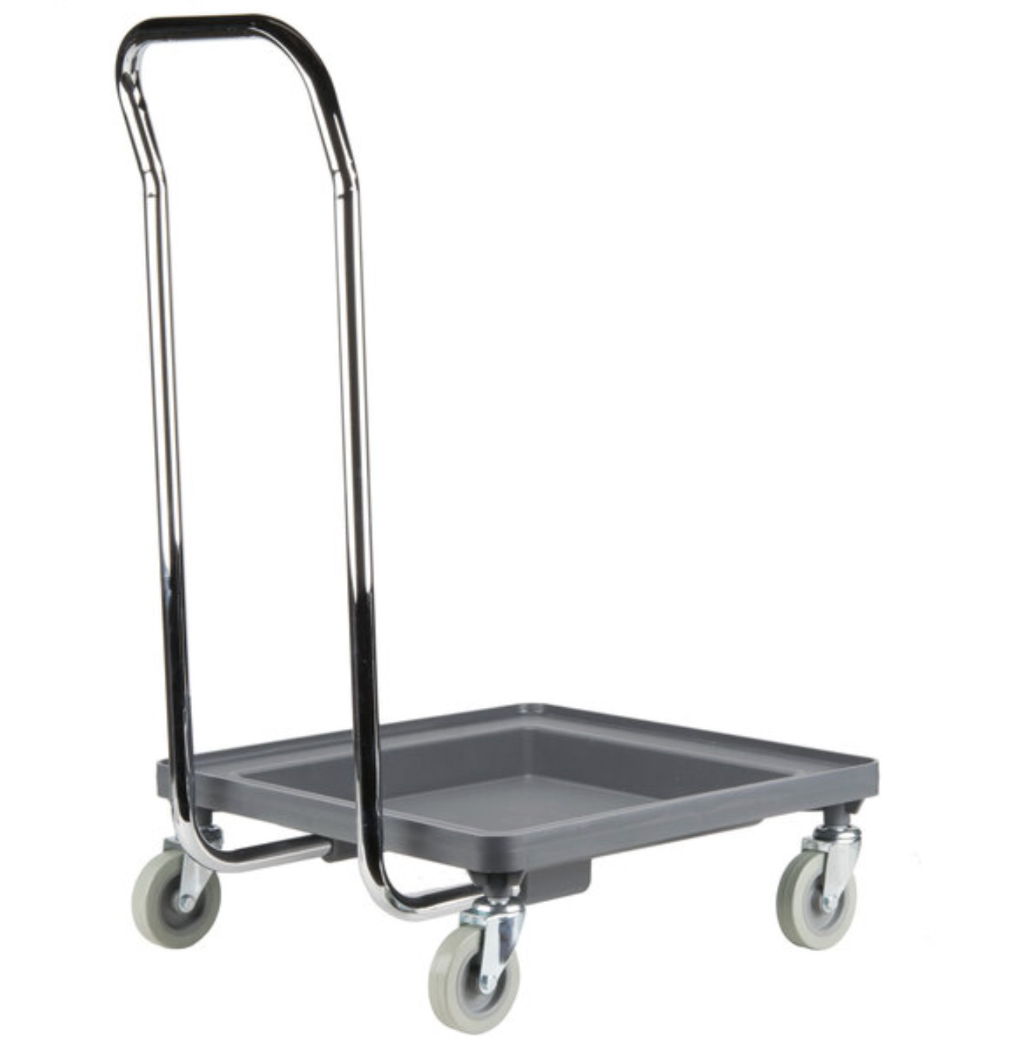 Commercial Dishwasher Plastic Dish Glass Rack Tray Shelf Cart Dolly 36″ Handle