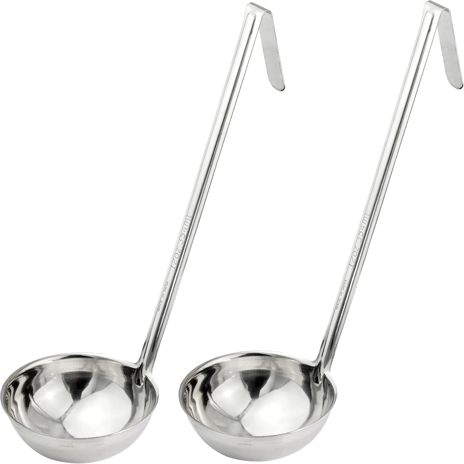 Stainl Steel Soup Ladle – One-Piece Sauce Spatula with