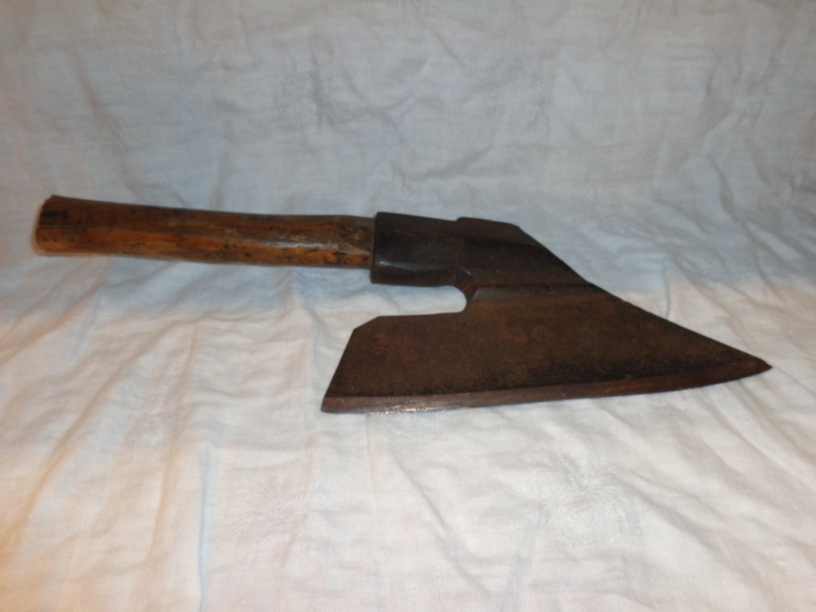 Antique Early Pennsylvania German Goosewing Axe with Unknown Maker’s Touchmark
