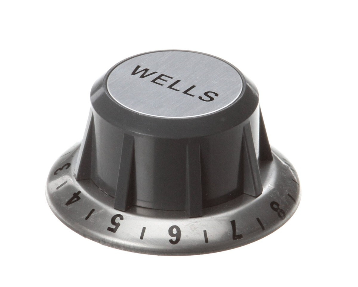 WELLS Warmer Control Knob, Off-Lo-2-8-Hi, 2R-30372 OEM Dial 50372 50577, 22-1074
